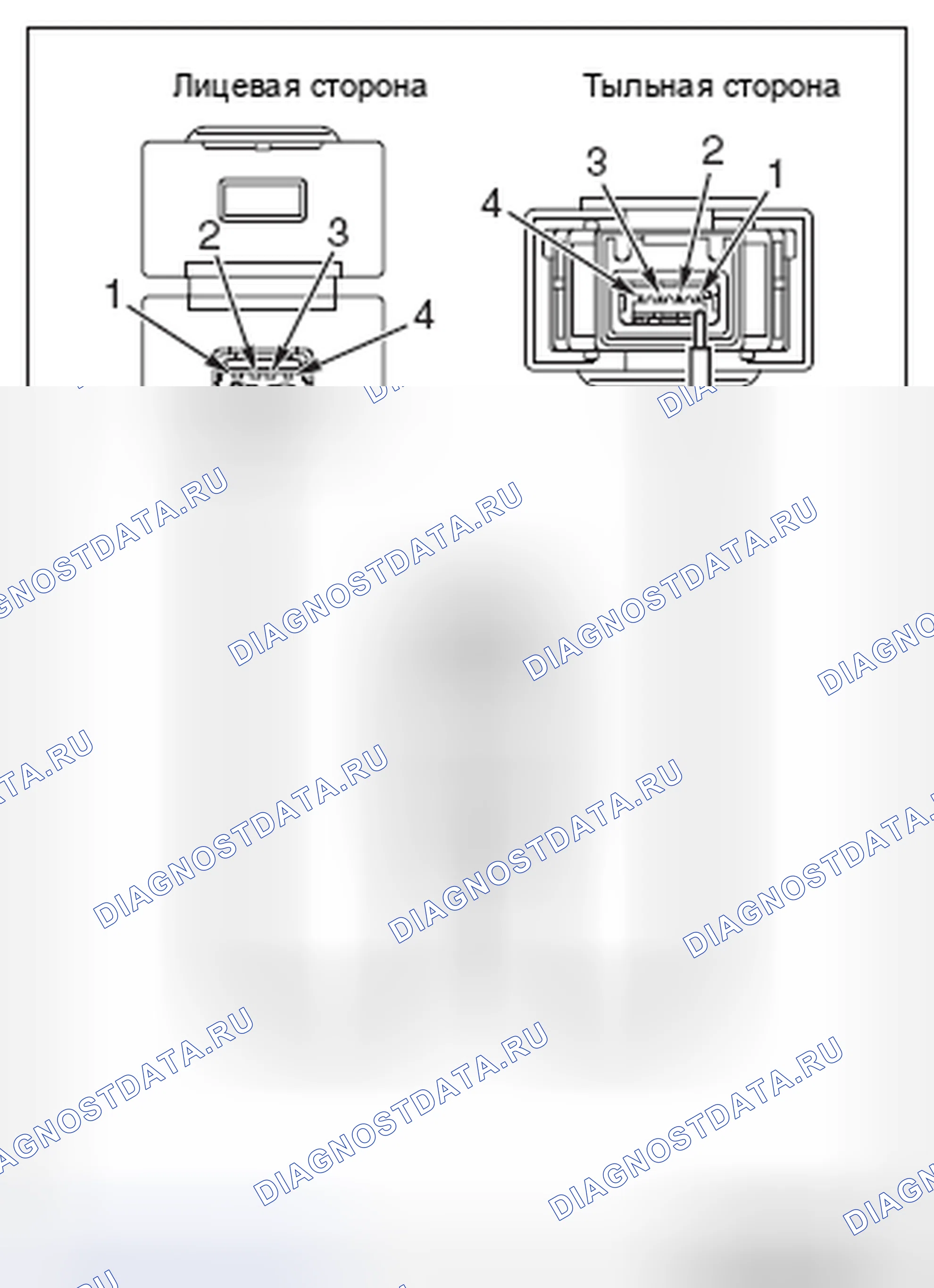 Рис. 464: ПРОВЕРКА USB-АДАПТЕРА. Mazda MX-5 NB