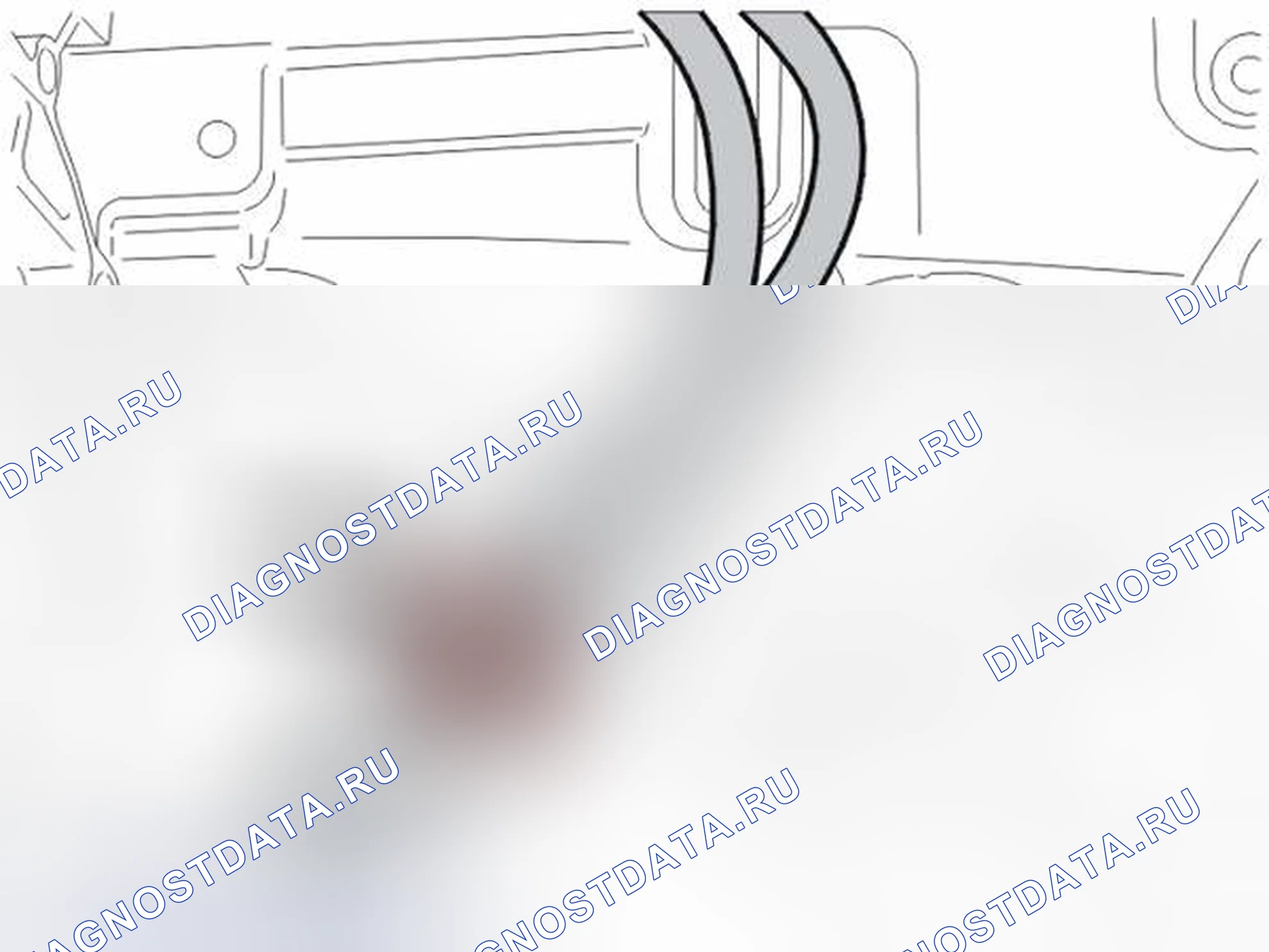 Рис. 237: УСТАНОВКА КОМПОНЕНТОВ В ТУННЕЛЕ ТРАНСМИССИИ. Volvo V50 I