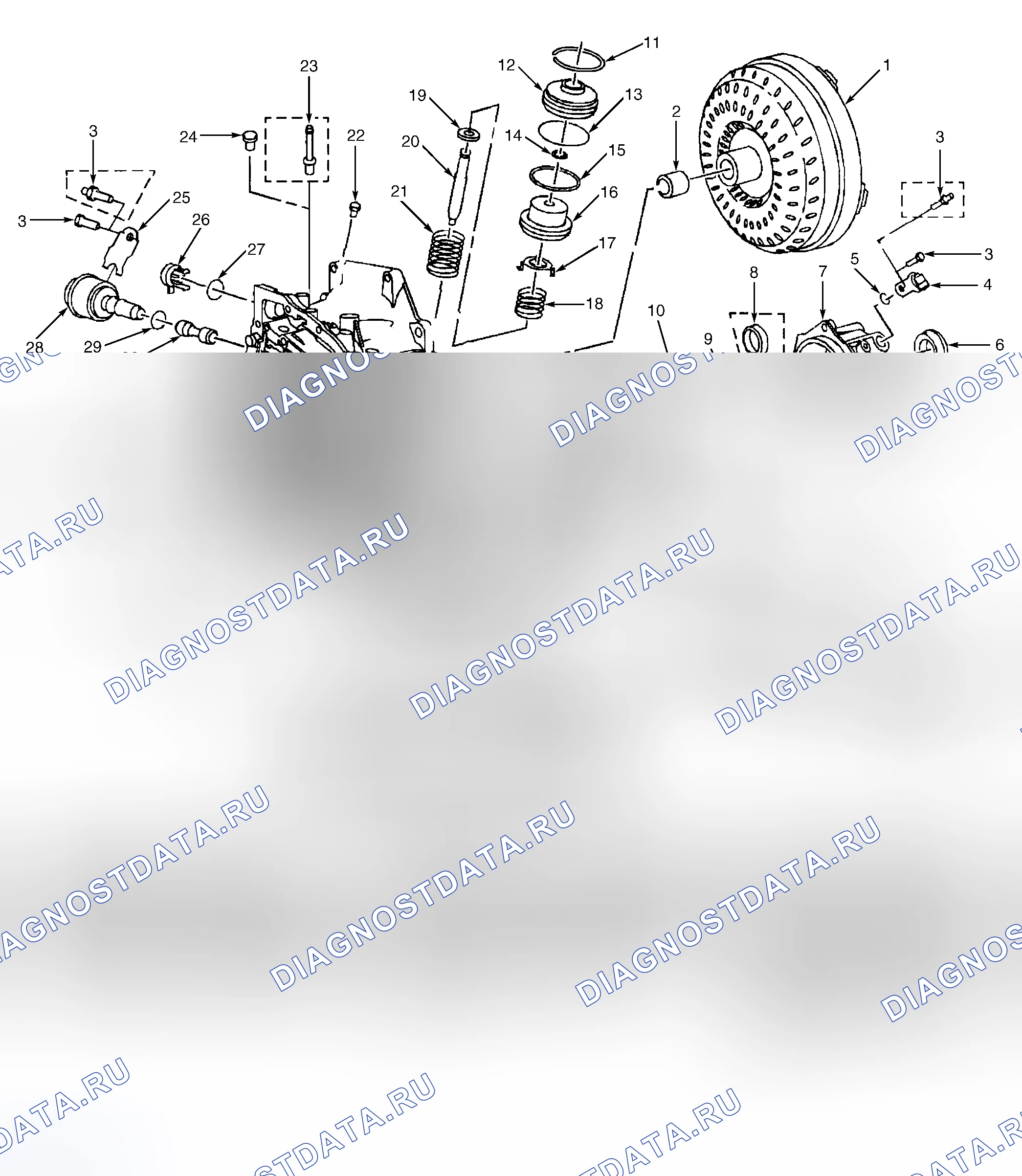 Рис. 52: НИЖНЯЯ СЕКЦИЯ. Oldsmobile Achieva I final