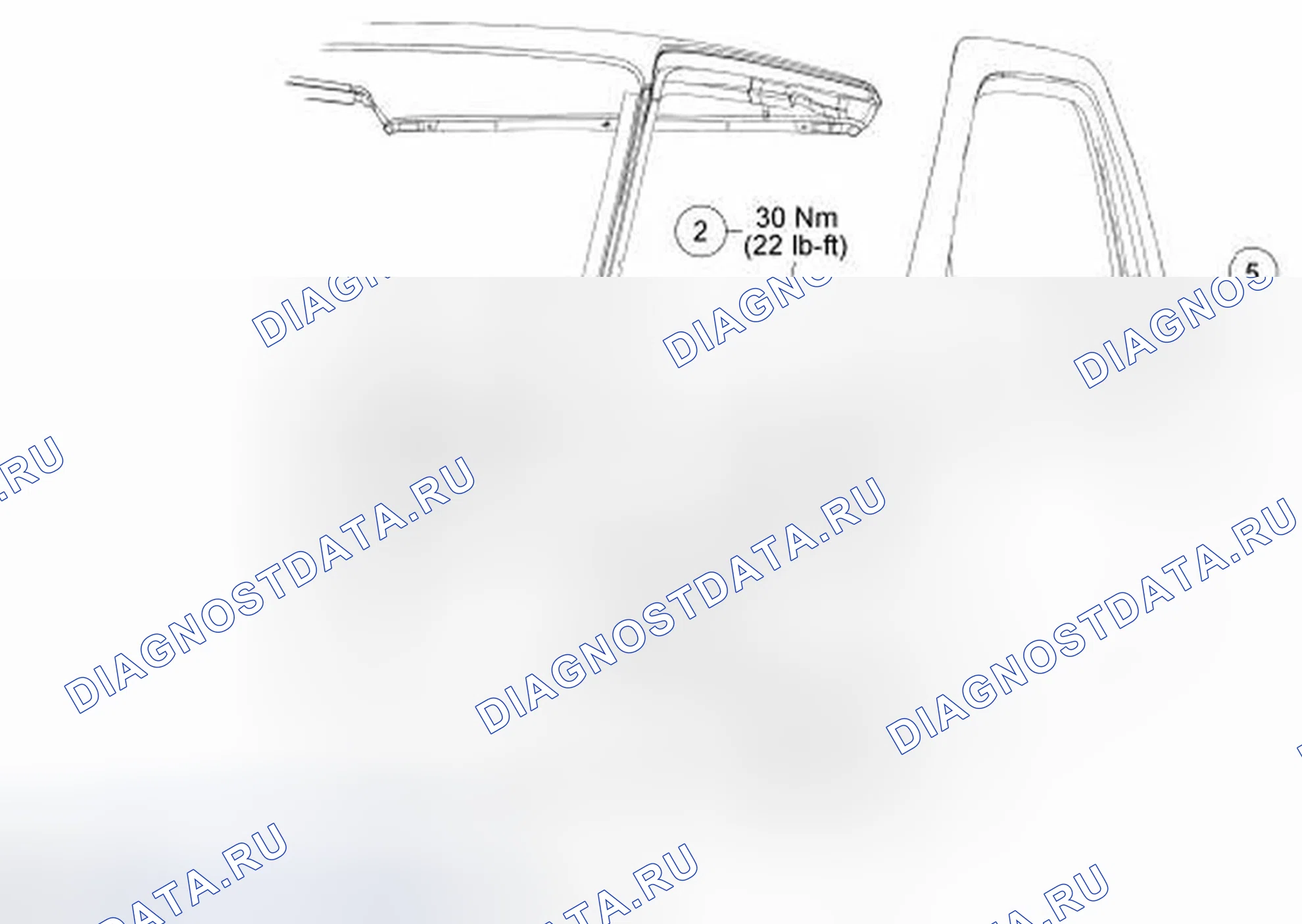 Рис. 72: Дверь - передняя часть. Ford Ranger II рестайлинг