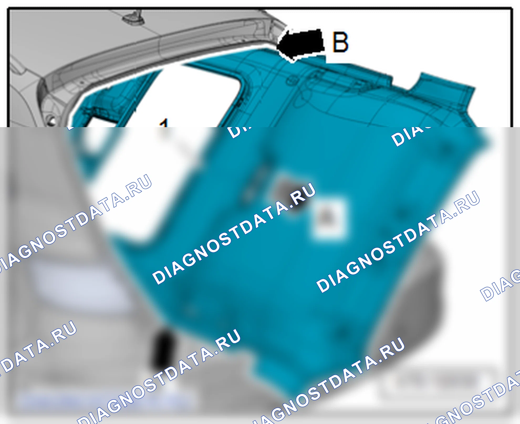 Облицовка потолка. Audi A3 8V