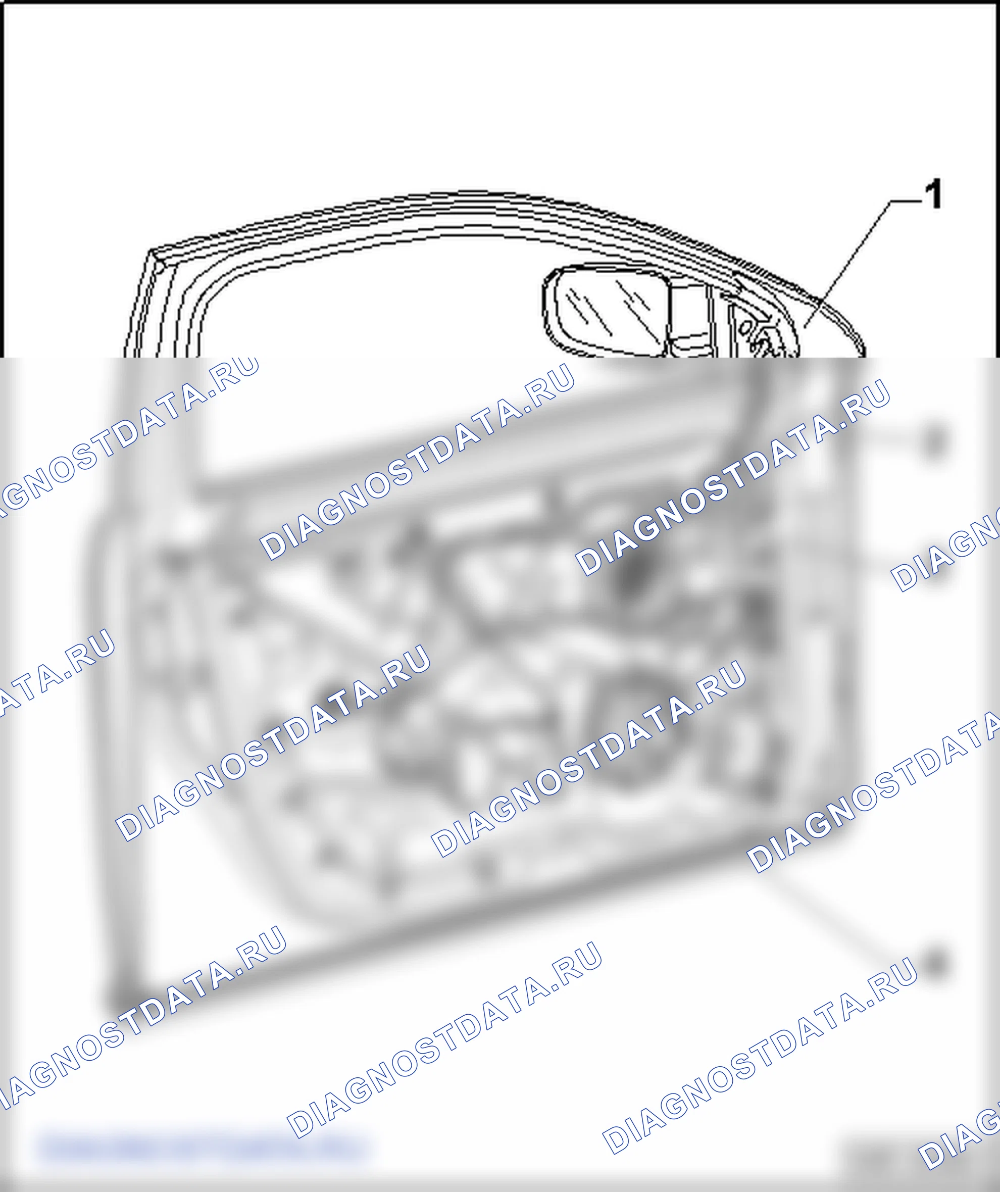 Передняя дверь. Volkswagen Phaeton I