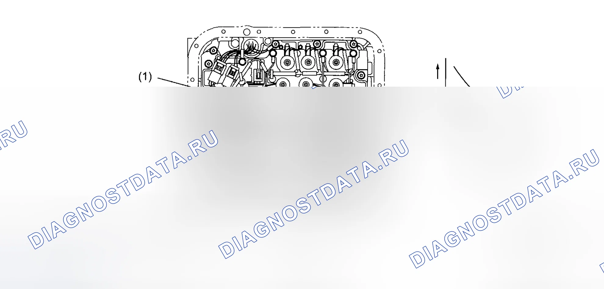 Рис. 41: ДАТЧИК ТЕМПЕРАТУРЫ ATF. Honda Vezel I