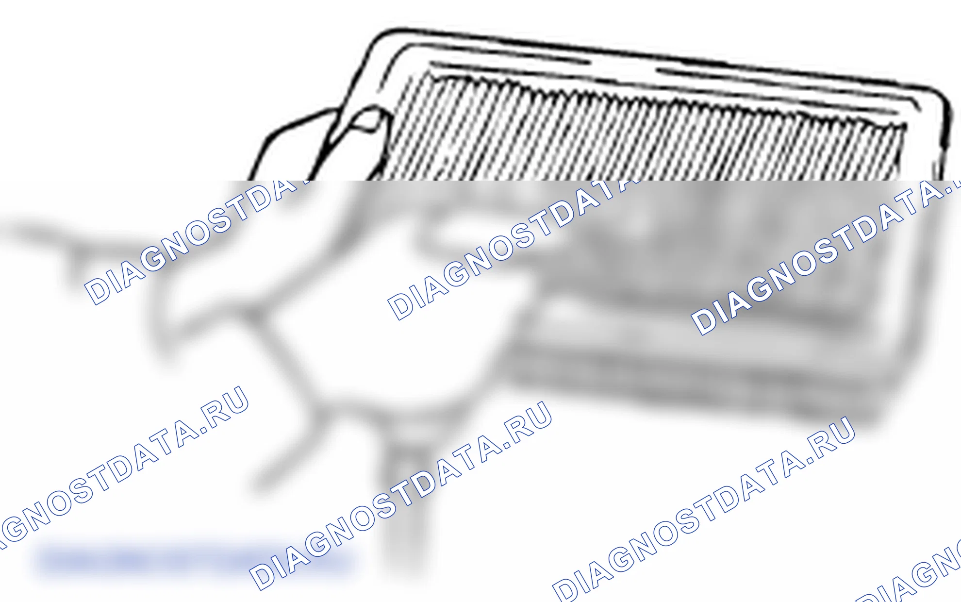 Проверка воздушного фильтра. Hyundai Accent LC