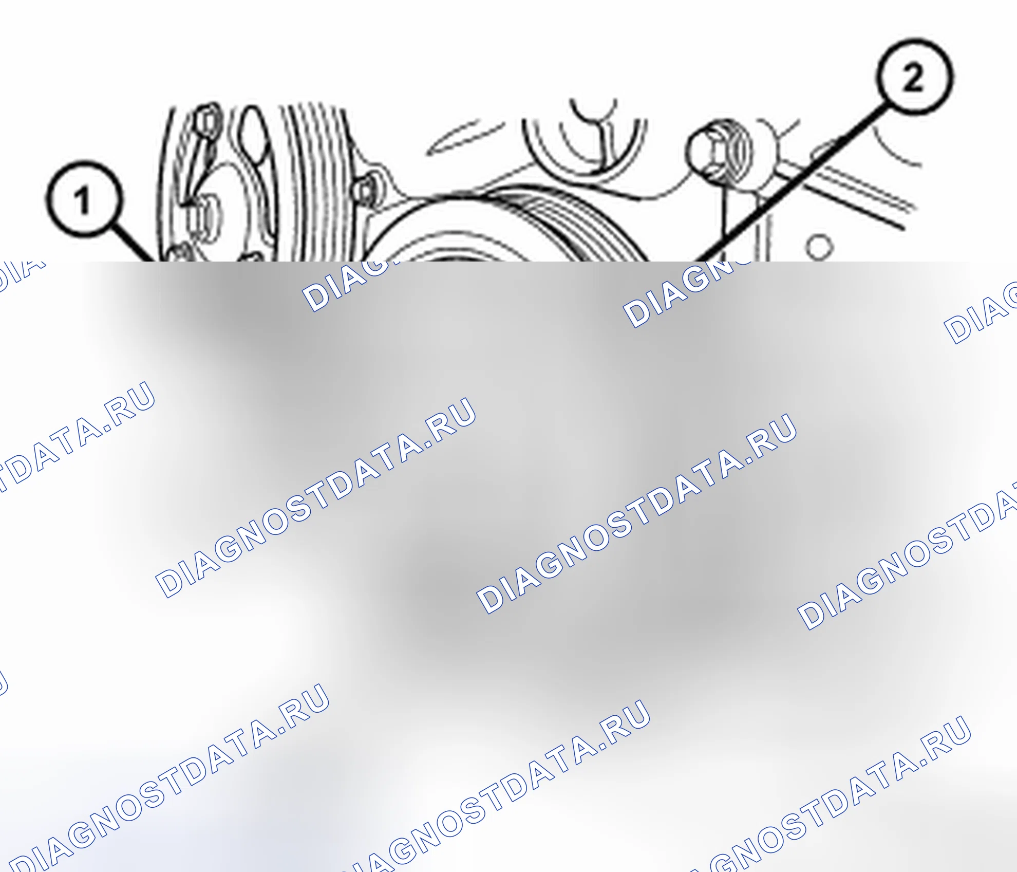 Рис. 116: ВИБРОГАСИТЕЛЬ. Chrysler Town & Country V