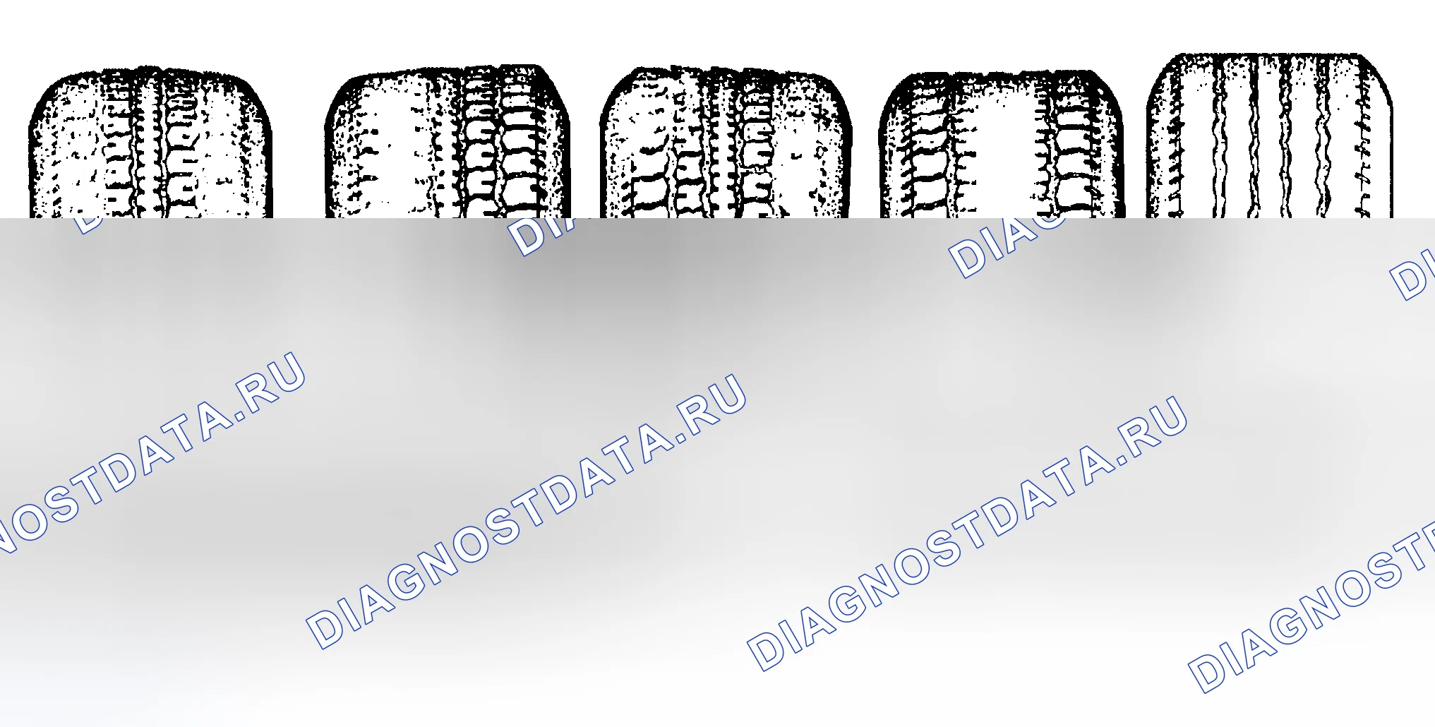 Рис. 1: Диагностика шины - нерегулярный или преждевременный износ. Buick Park Avenue II рестайлинг
