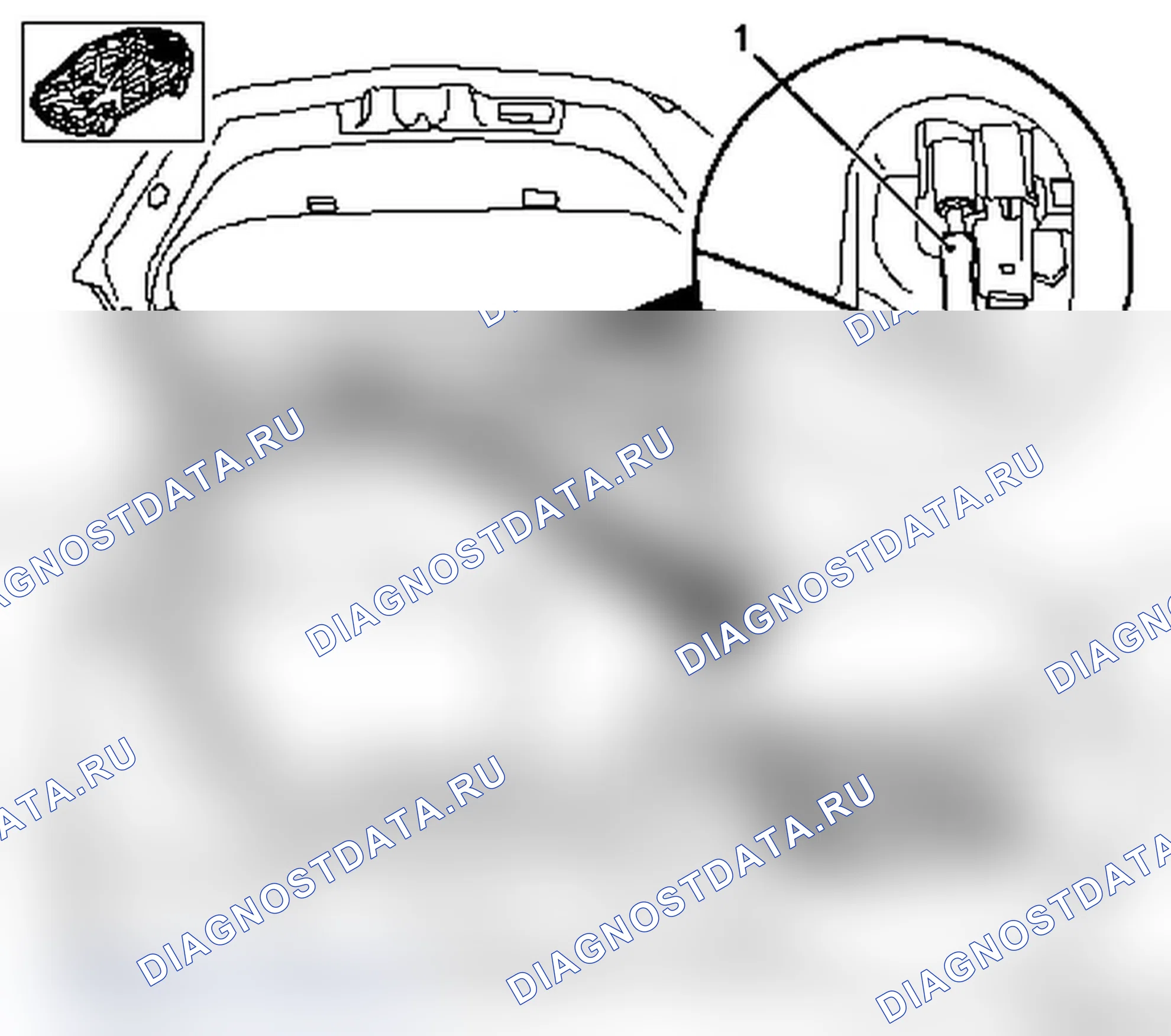 Демонтаж и монтаж задней откидной двери (модели L 08, L 35, L 48, L70). Opel Astra H