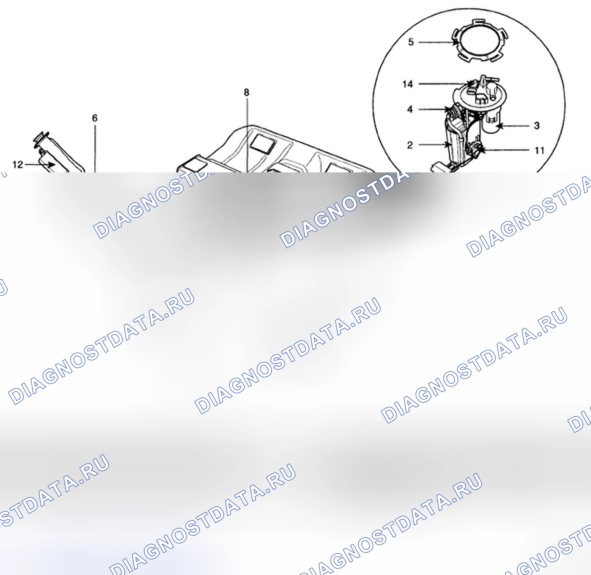 Рис. 53: РАСПОЛОЖЕНИЕ КОМПОНЕНТОВ. Kia Magentis II