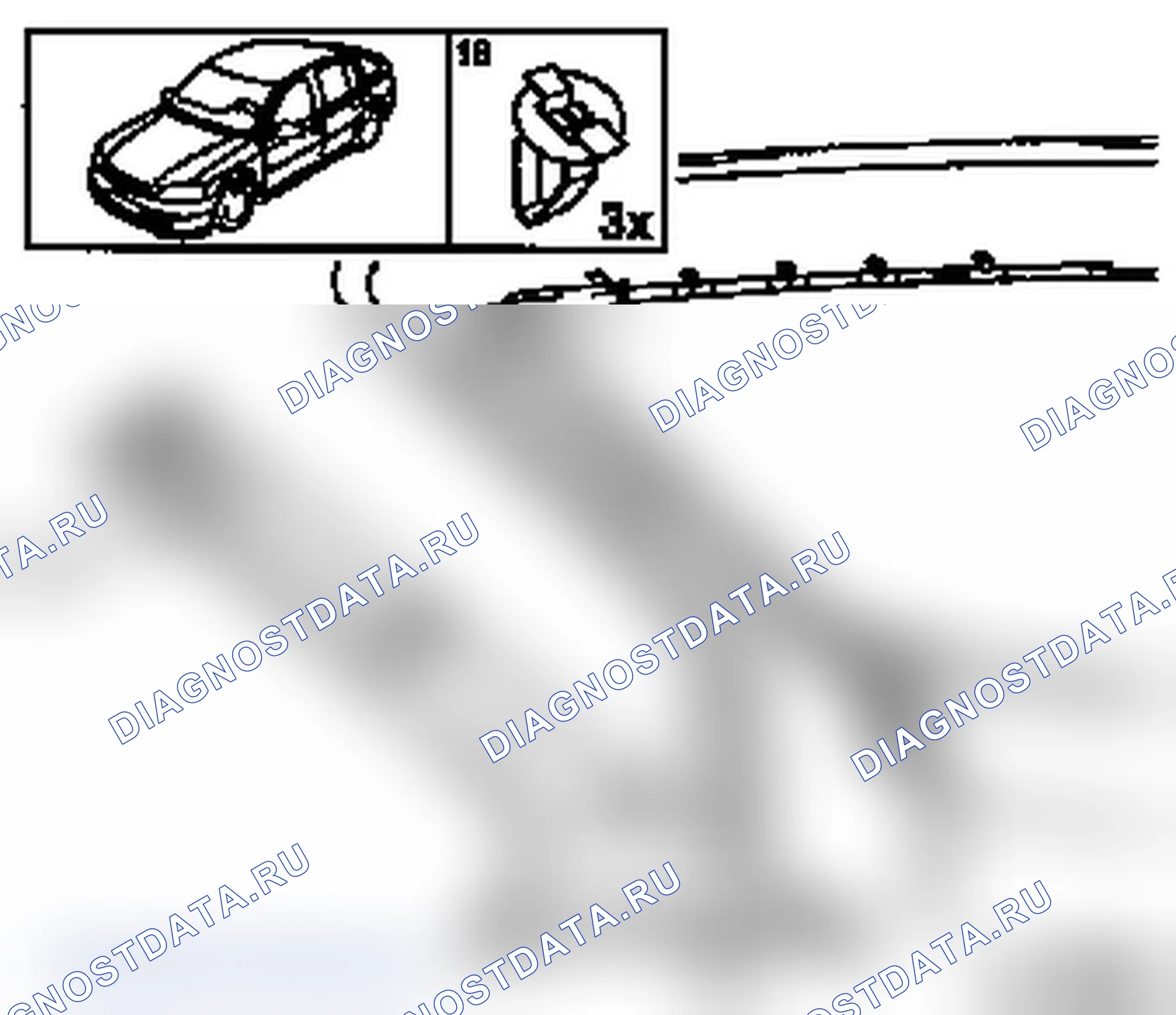 Снятие и установка внутренней обшивки передней стойки сверху (модель F67). Opel Astra G