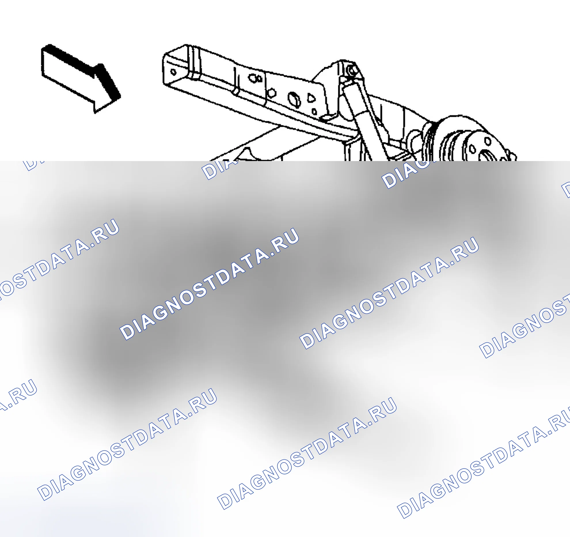 Рис. 5: Порядок демонтажа. Chevrolet TrailBlazer I