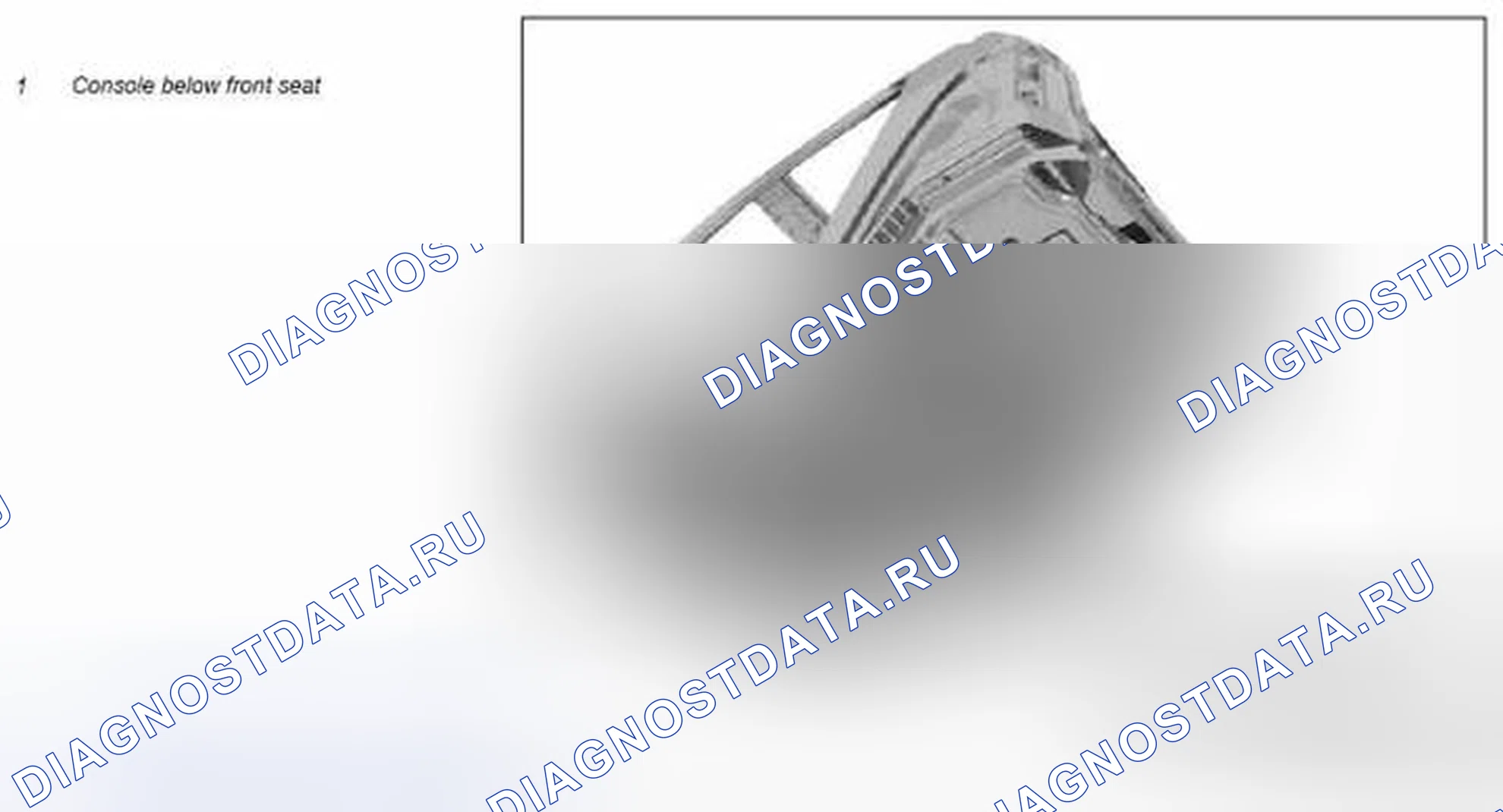 Рис. 224: Замена консоли под передним сиденьем - AR63.40-P-1192MCC. Kia Soul I