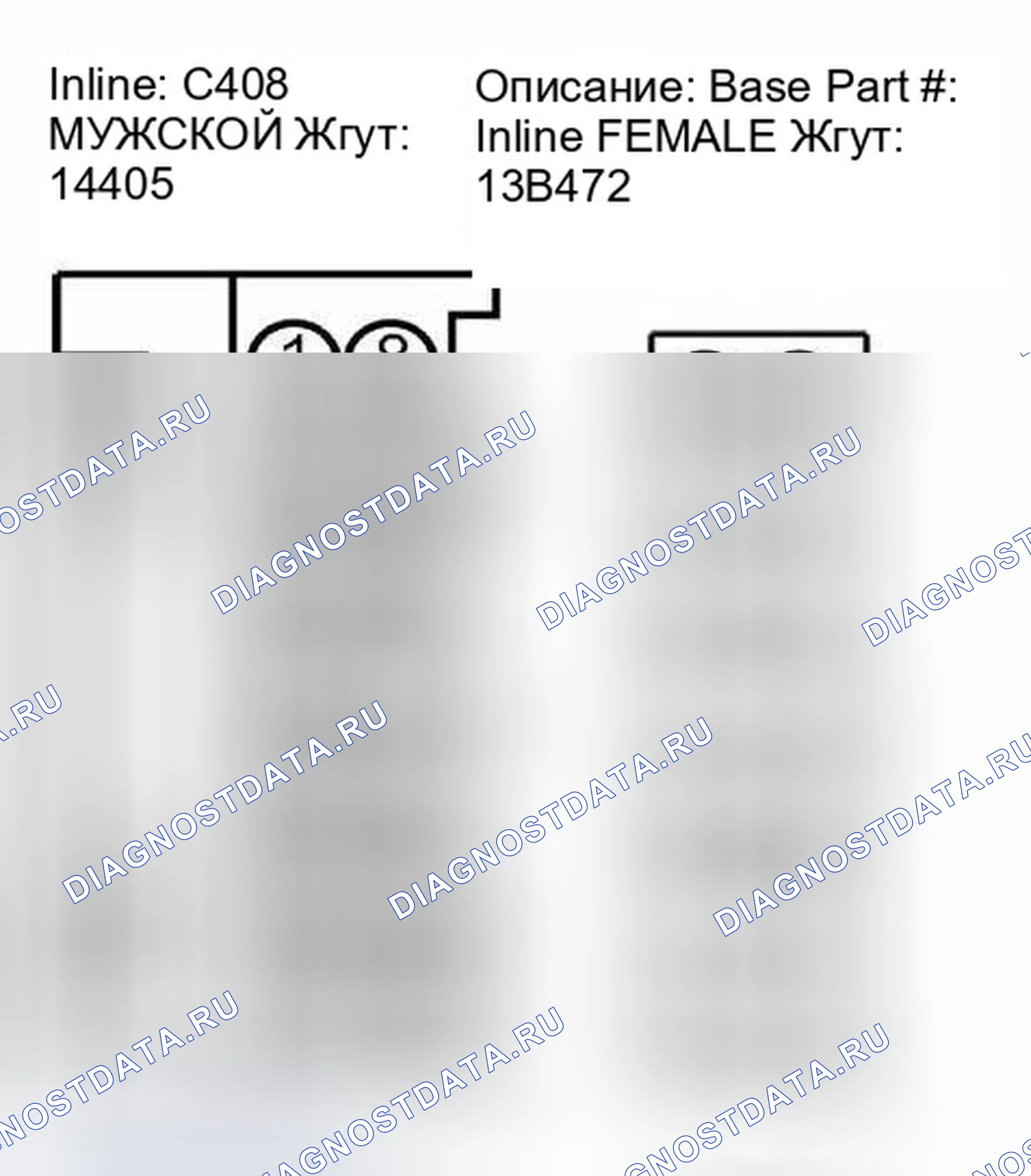 Рис. 160: Идентификация разъема C408. Ford Escape I рестайлинг