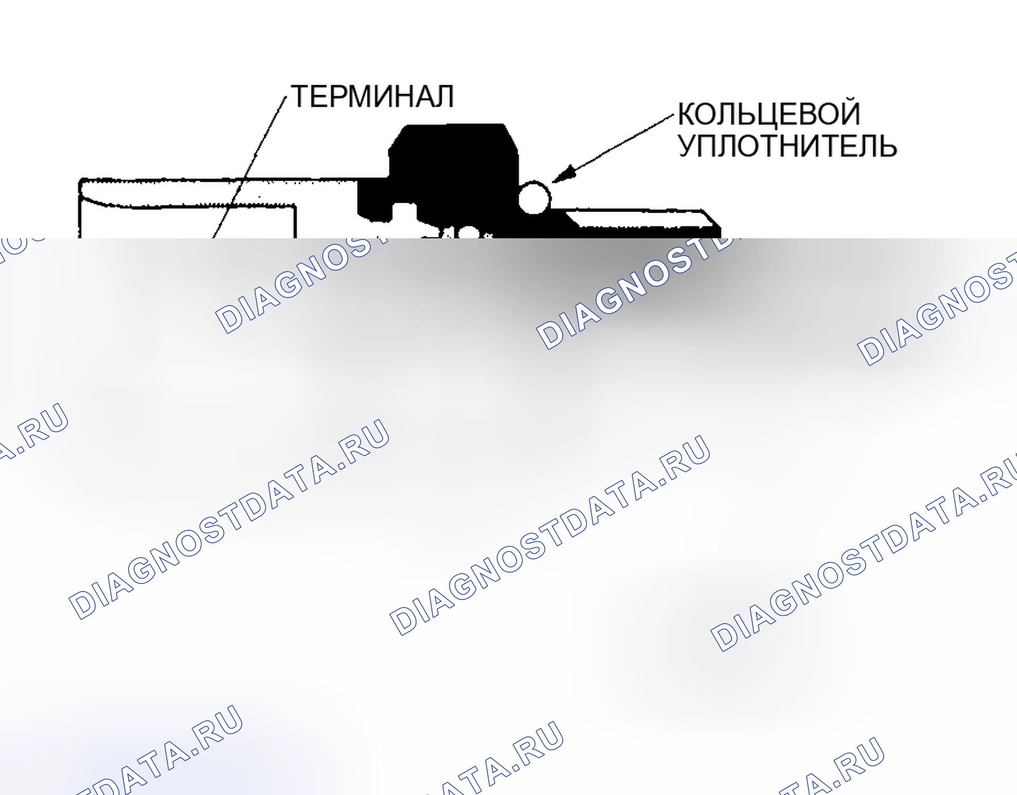 Рис. 34: Датчик температуры всасываемого воздуха (температура впускного воздуха). Honda Pilot I