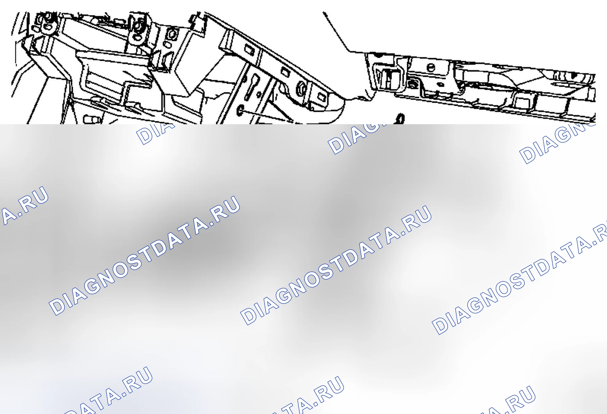 Рис. 79: Замена стяжки приборной панели. Chevrolet Cruze I рестайлинг