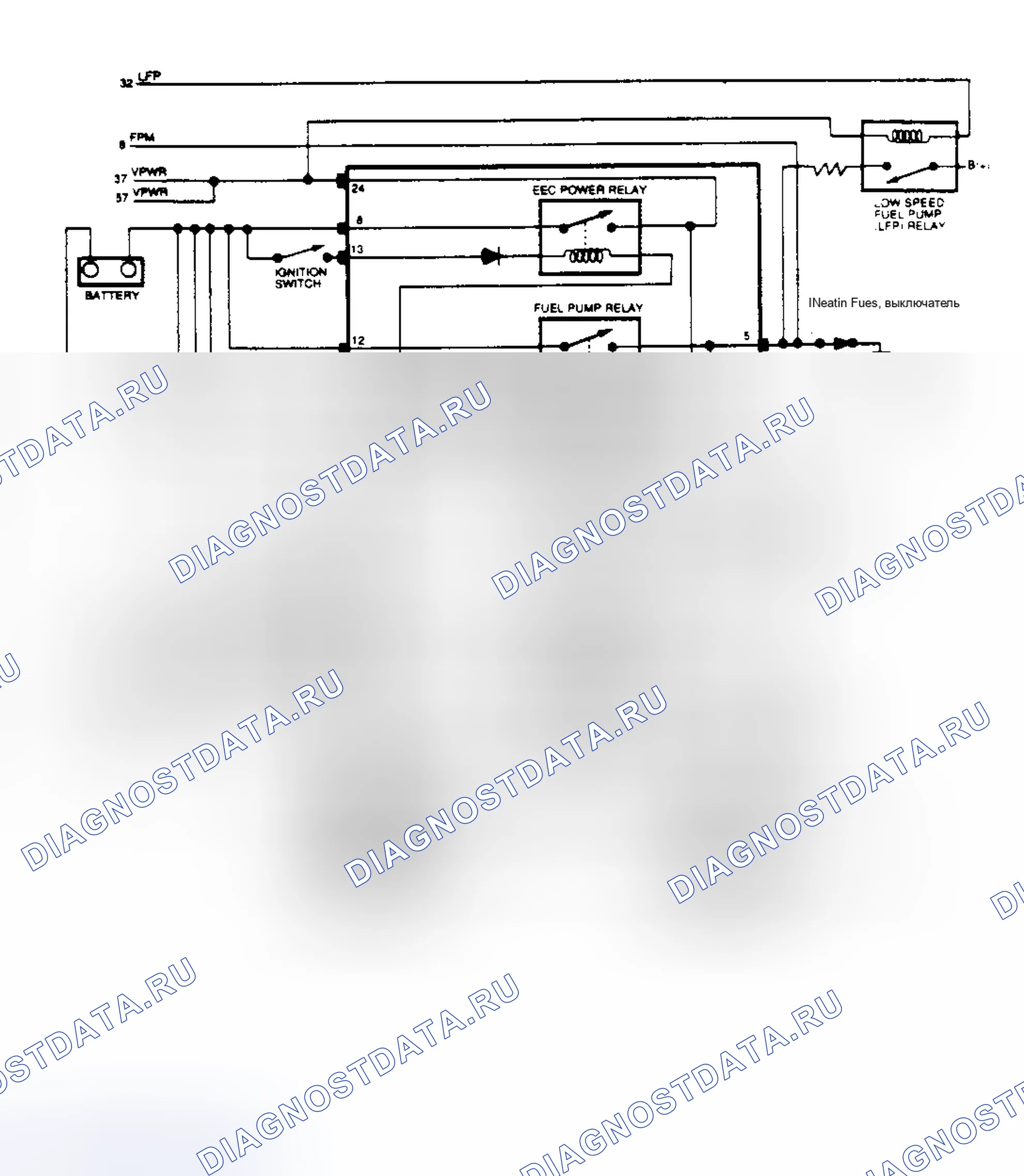 Рис. 107: Цепи CCRM (Taurus 3.0L Flexible топливо). Mazda 121 II