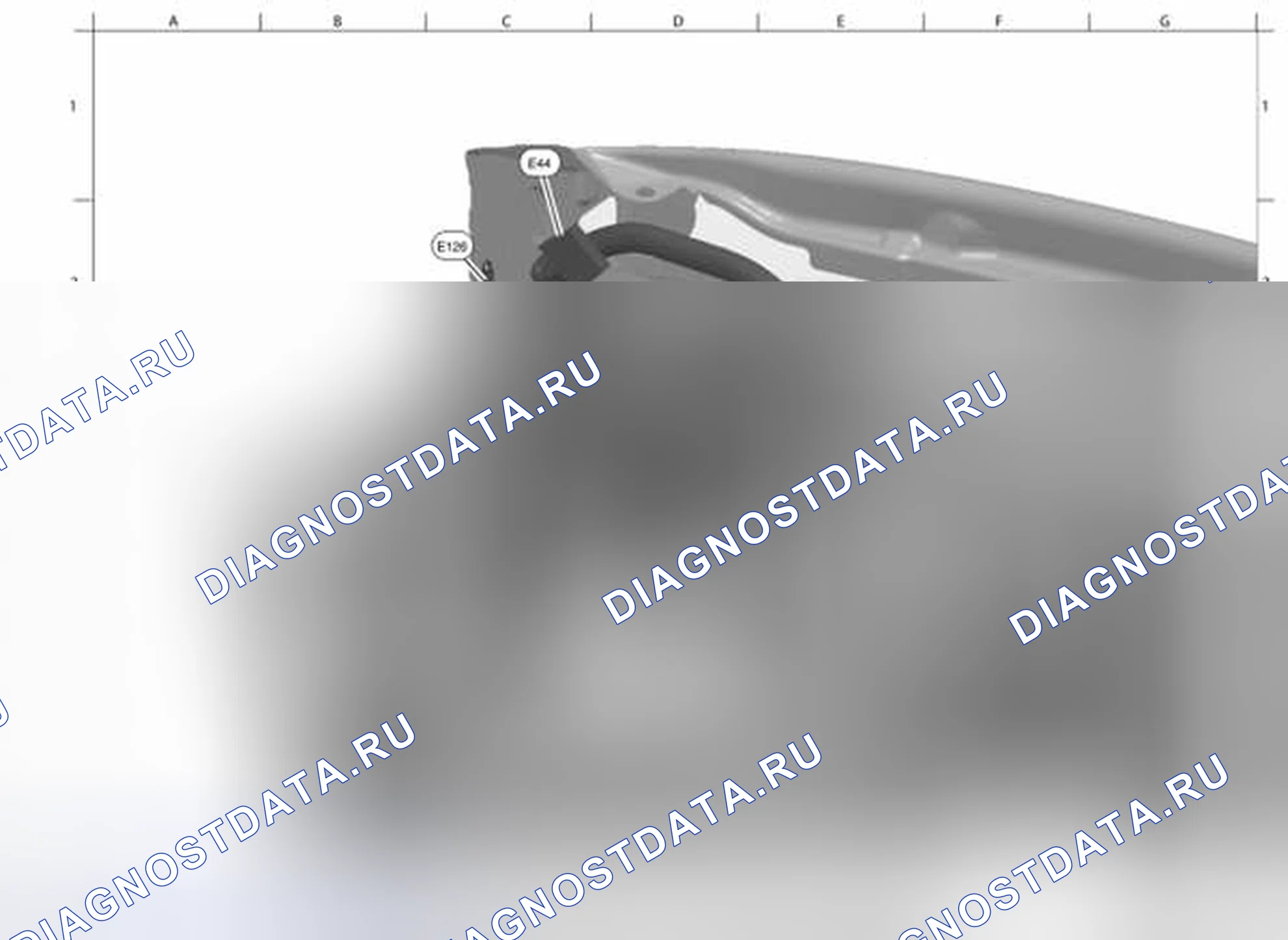 Рис. 11: ЖГУТ ОБОРУДОВАНИЯ МАШИННОГО ОТДЕЛЕНИЯ (ВИД ДЛЯ ПАССАЖИРОВ). Nissan Pathfinder IV рестайлинг