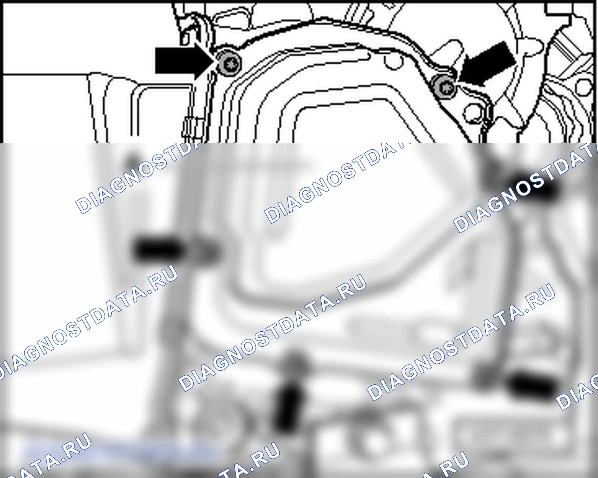Электрические/электронные компоненты КП DSG® и места их установки. Volkswagen Golf Mk5