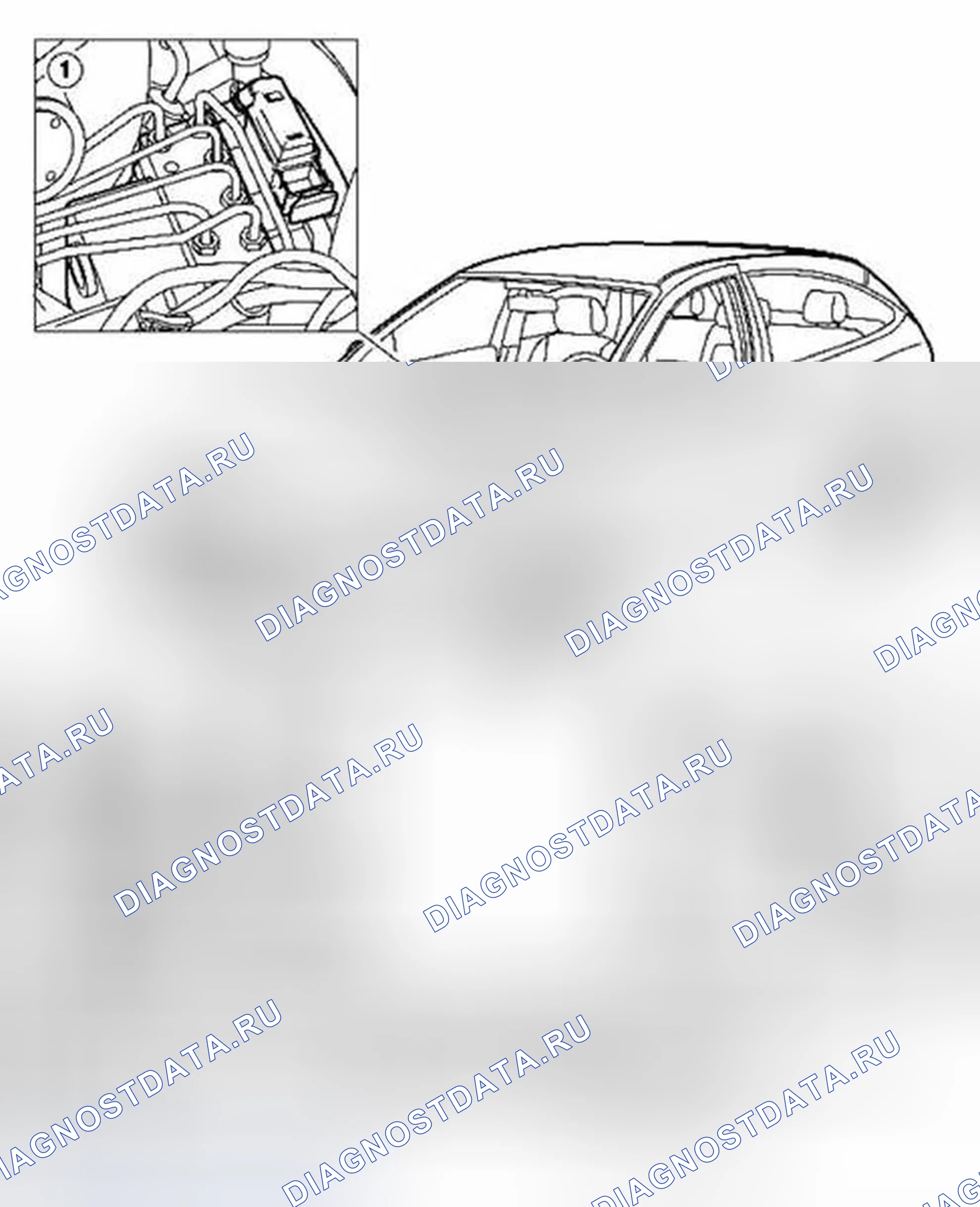 Рис. 31: Электронное распределение тормозов. Ford Focus I рестайлинг