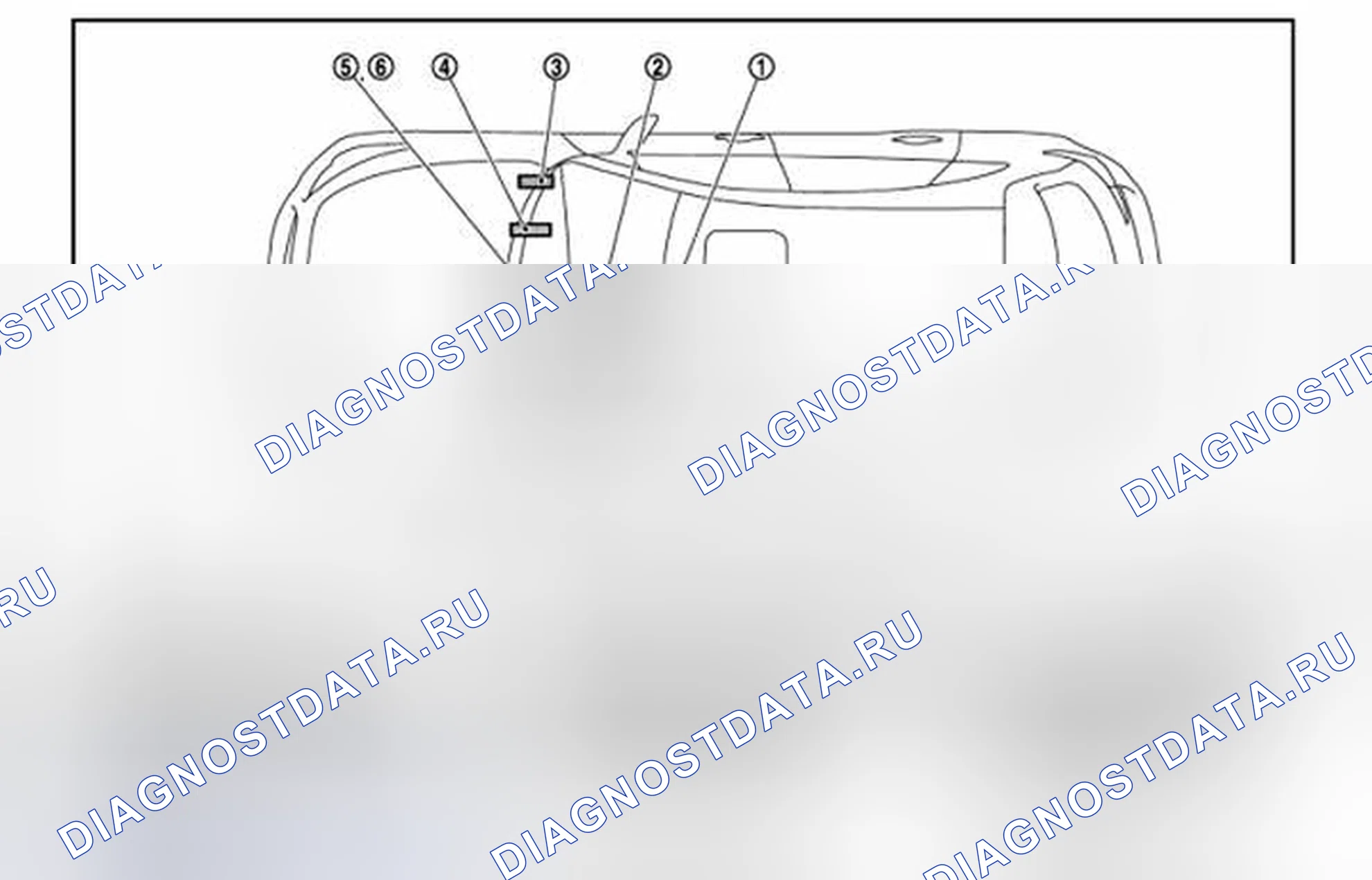 Рис. 33: Расположение компонентов. Infiniti FX37 II рестайлинг