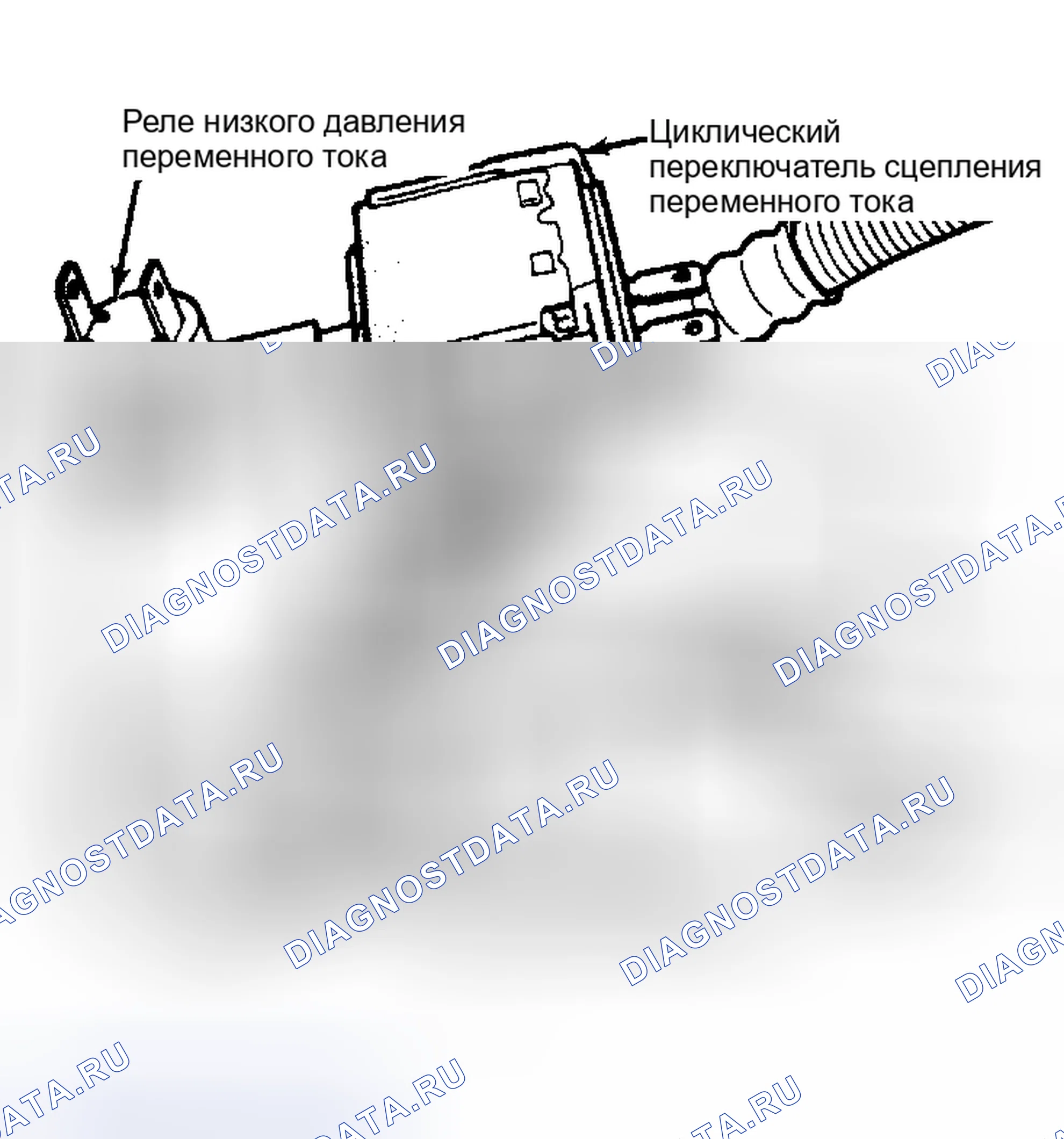 Рис. 21: Расположение компонентов (9 из 11). Chrysler LeBaron II