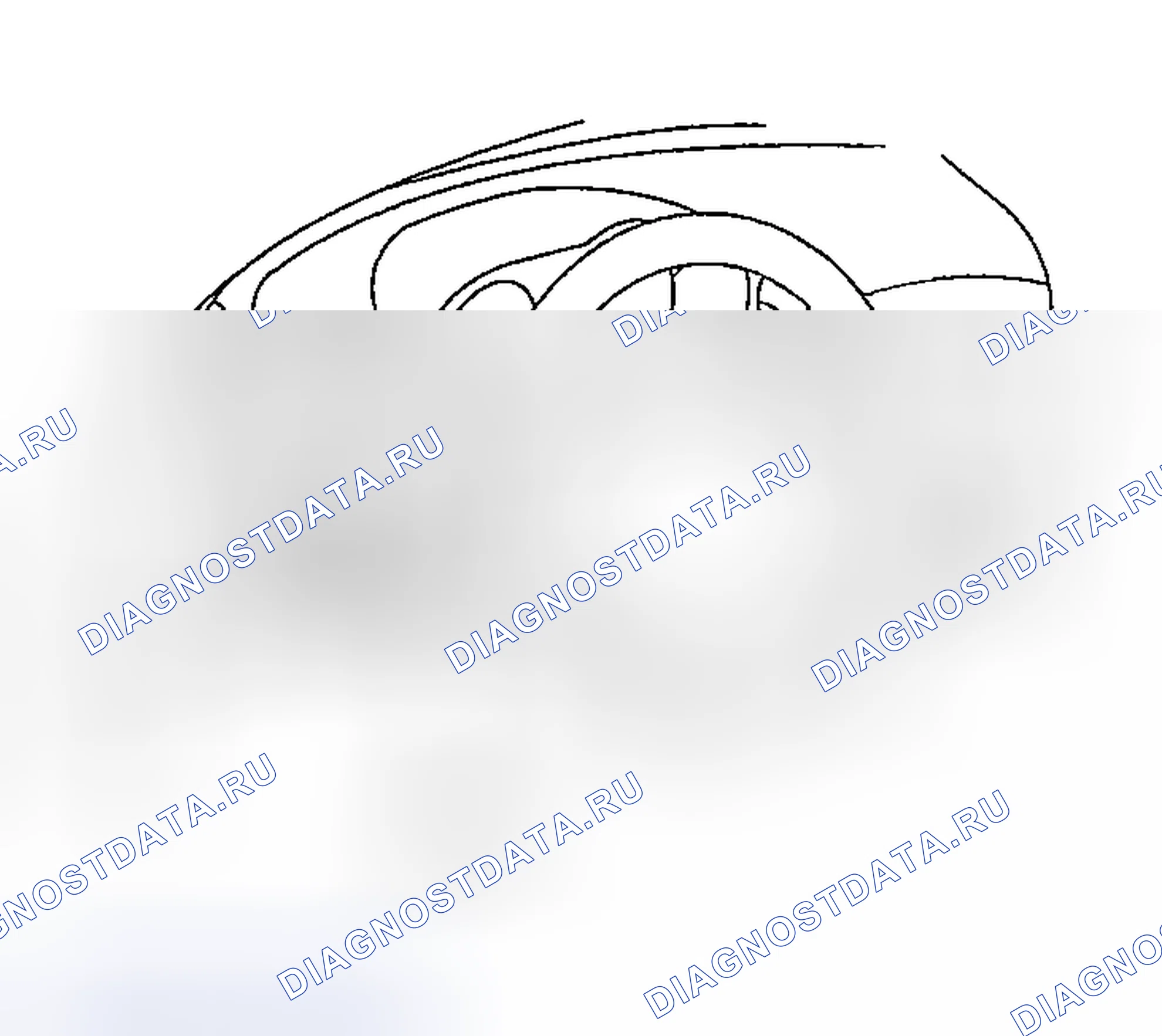 Рис. 2: Процедура считывания диагностических кодов неисправностей. Mazda RX-8 I