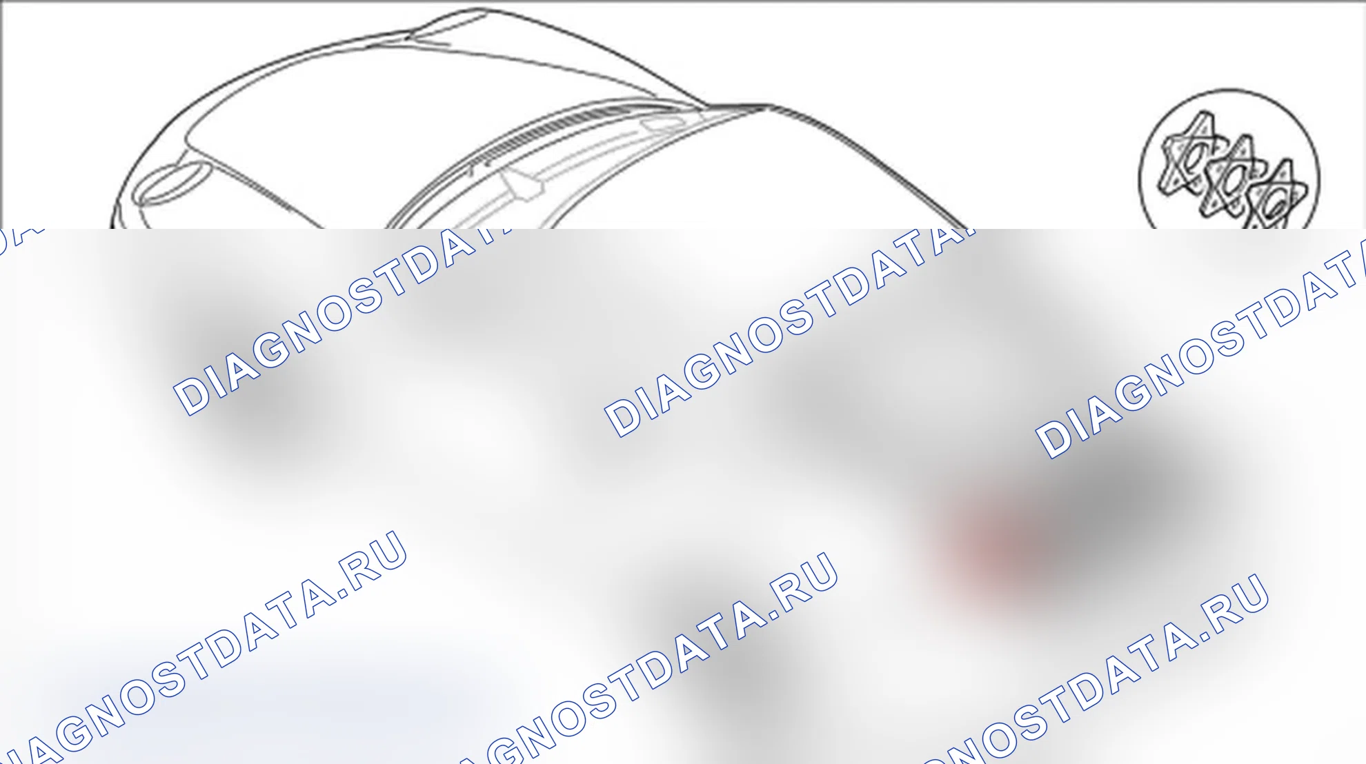 Рис. 398: Регулировка крышки в направлении X и Y. Porsche 911 GT3 997