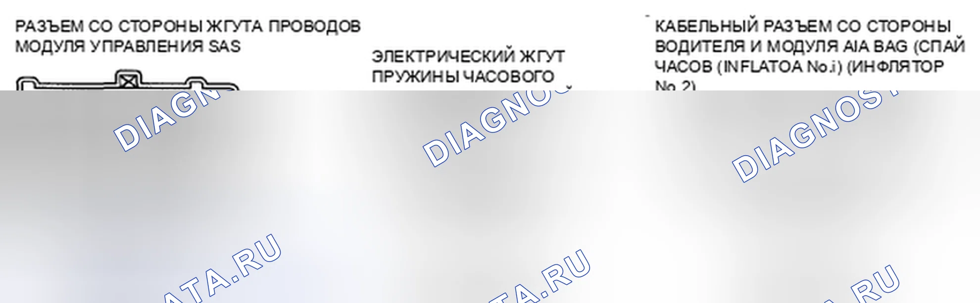 Рис. 118: расшифровка кода ошибки B1058, хтагх1, xтагx2, xtагх3, B2234 B2228 B2230 B2232. Mazda CX-9 I