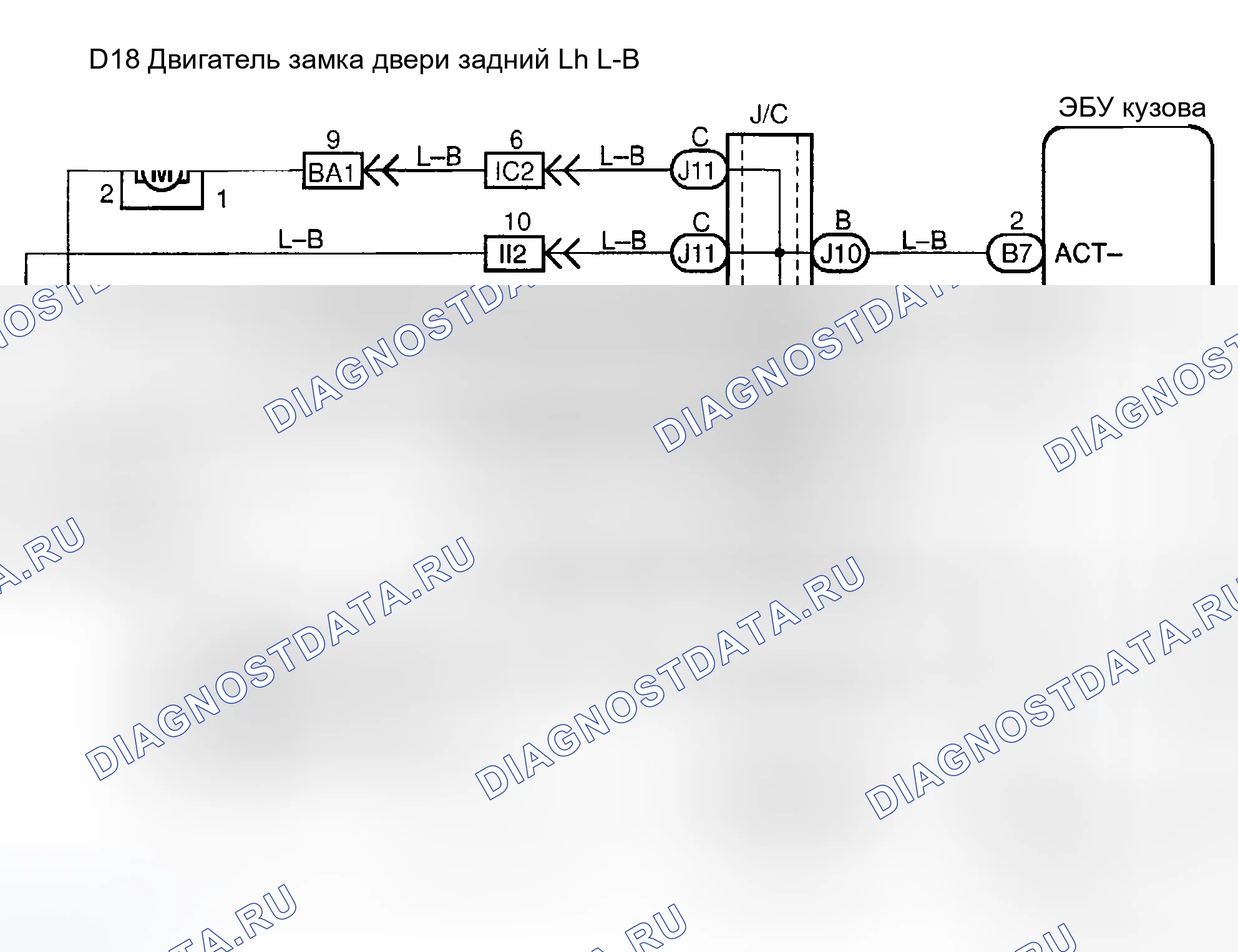 Рис. 17: электросхема. Toyota Sequoia I