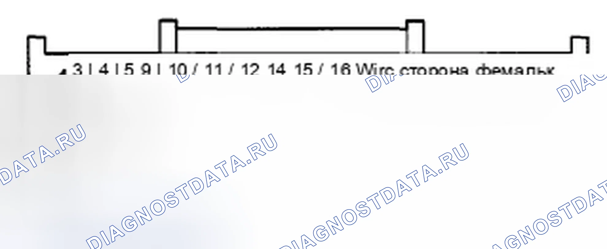 Рис. 53: РАЗЪЕМ 16P ANC/активно SOUND управление UNIT. Acura ZDX I