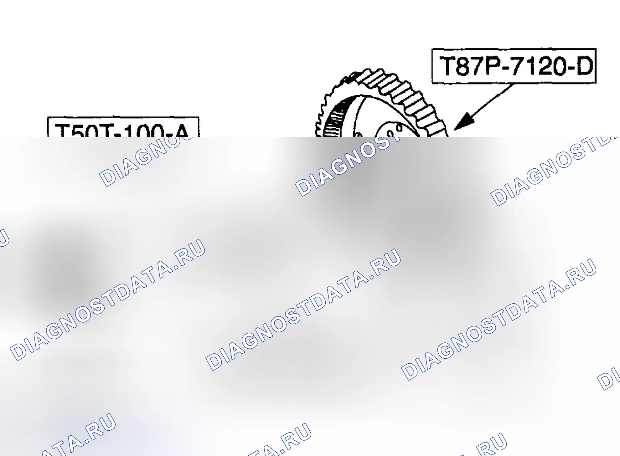 Рис. 427: Разборка. Mazda Tribute I рестайлинг