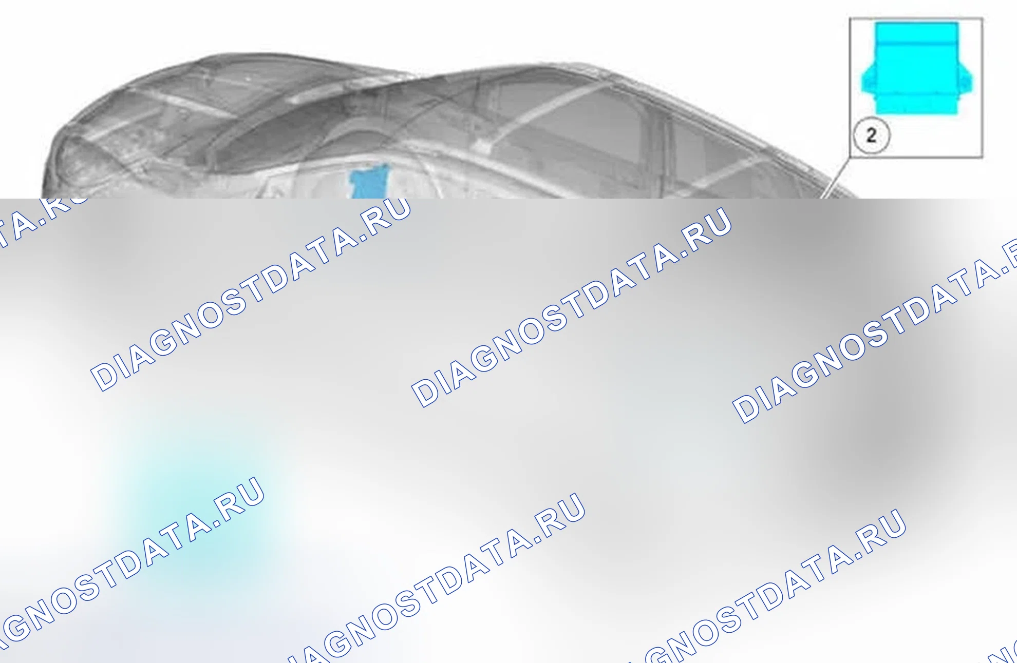 Рис. 1: Расположение компонентов. Ford Escape III