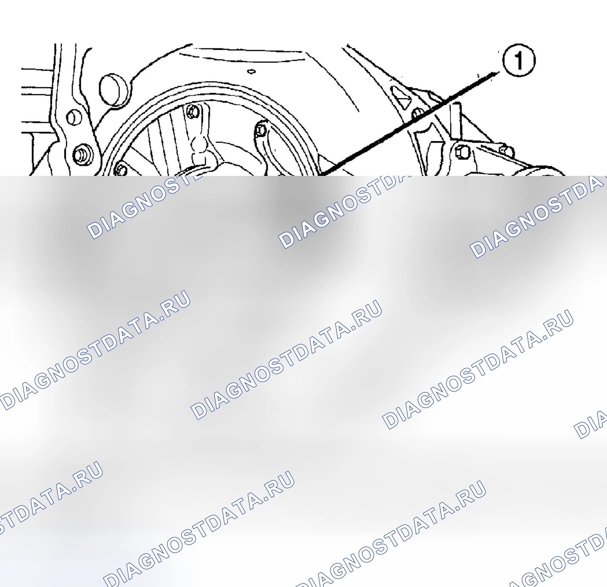 Рис. 128: ДЕМОНТАЖ. Chrysler Town & Country IV