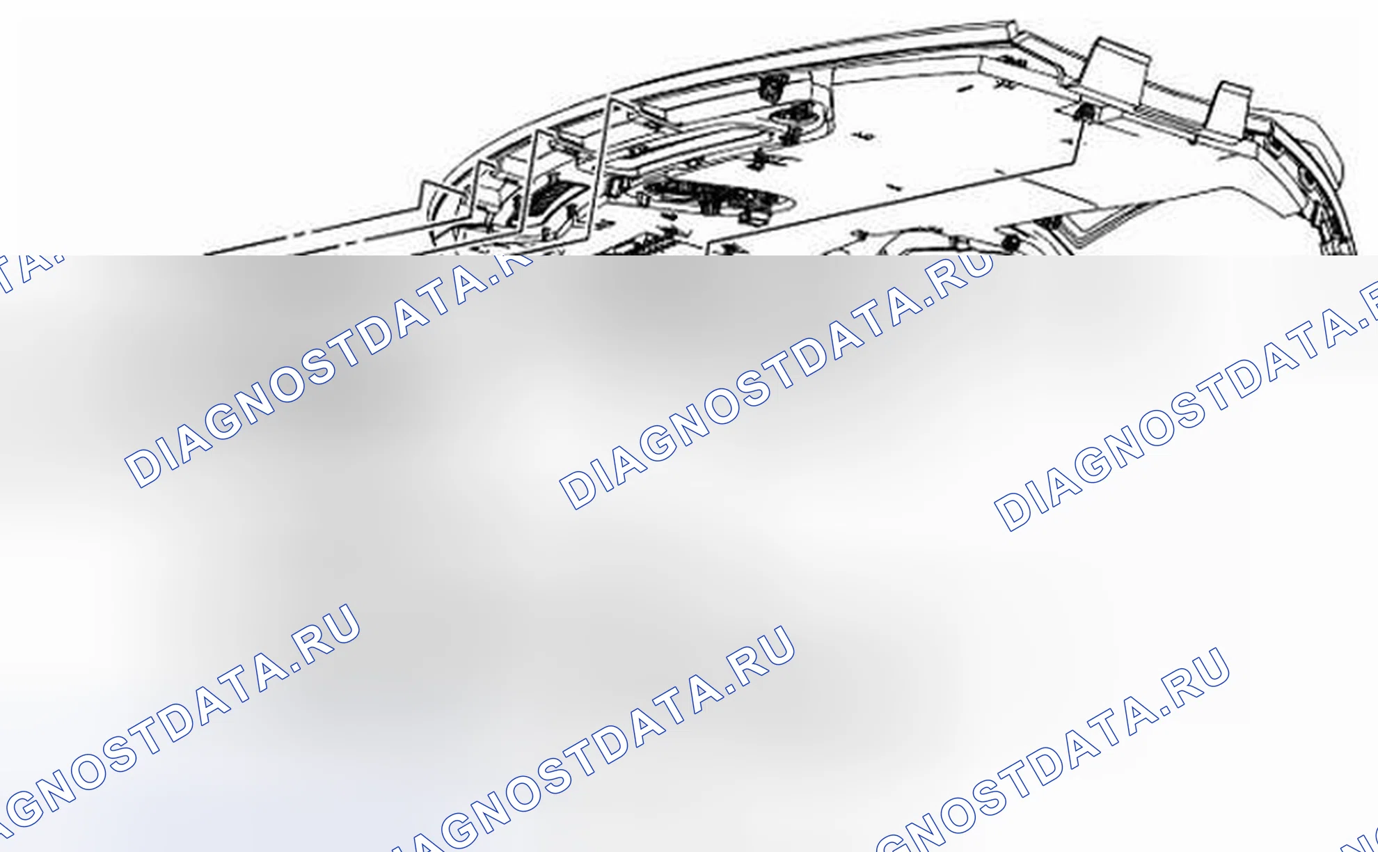 Рис. 79: Замена воздуховода воздухораспределителя. Kia Optima I