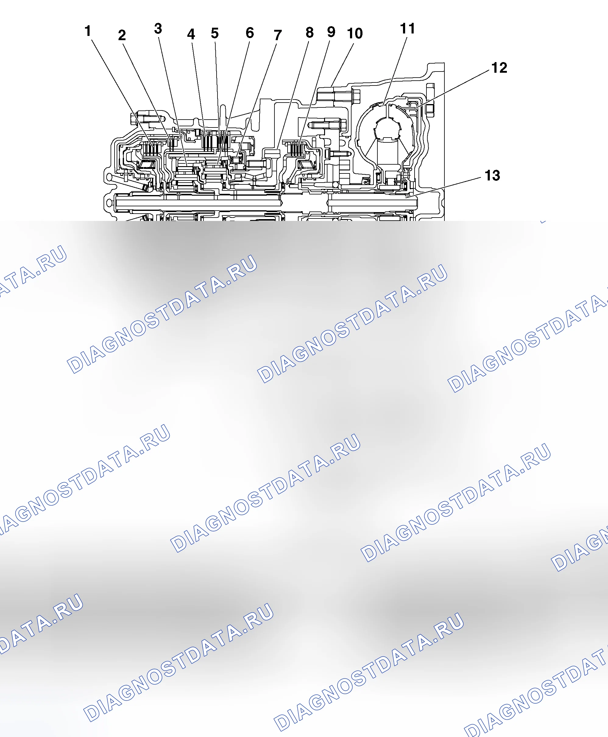Рис. 212: Разрез. Mitsubishi Lancer Evolution IX