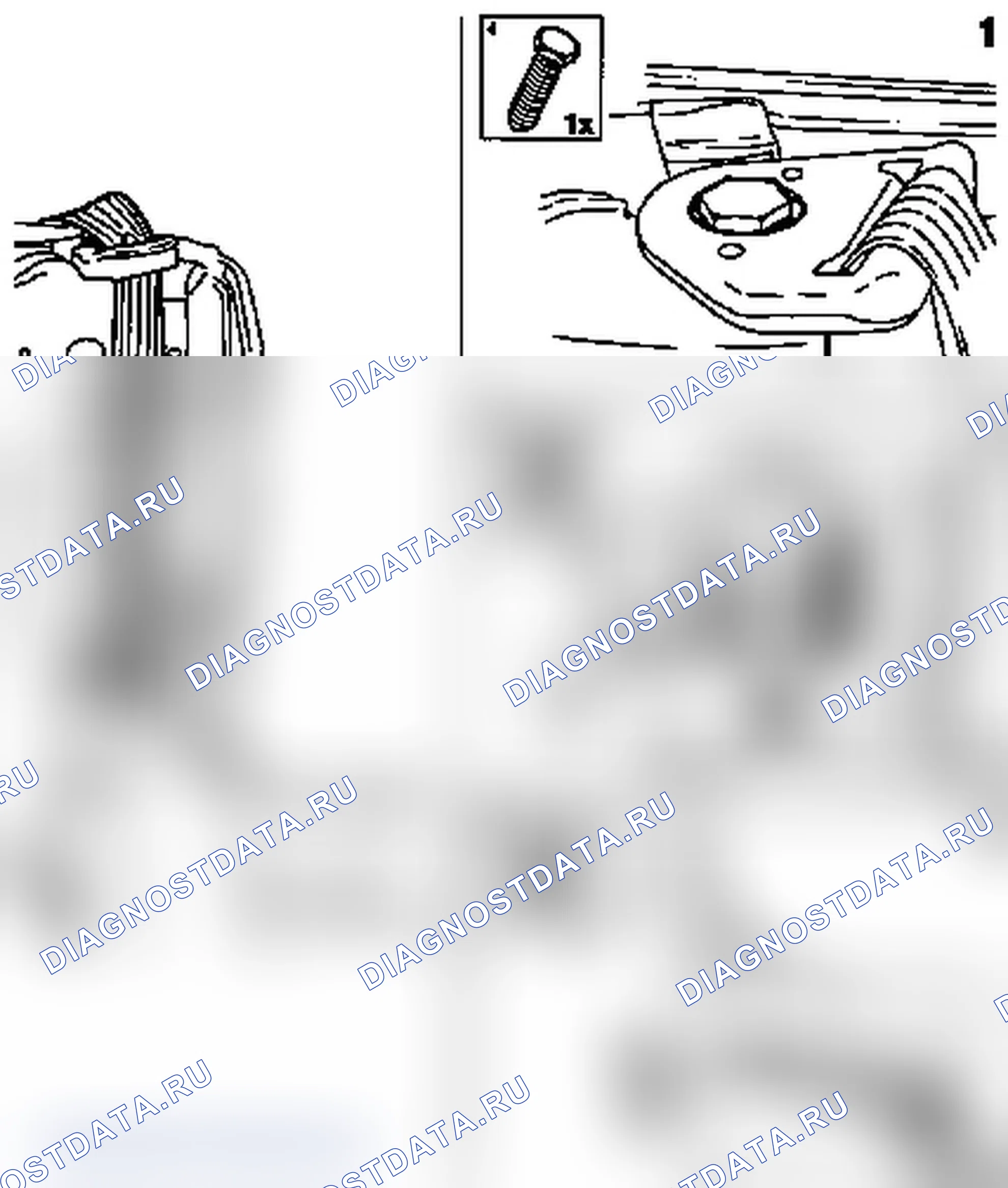 Демонтаж и установка ремня безопасности спереди (модель F67). Opel Astra G