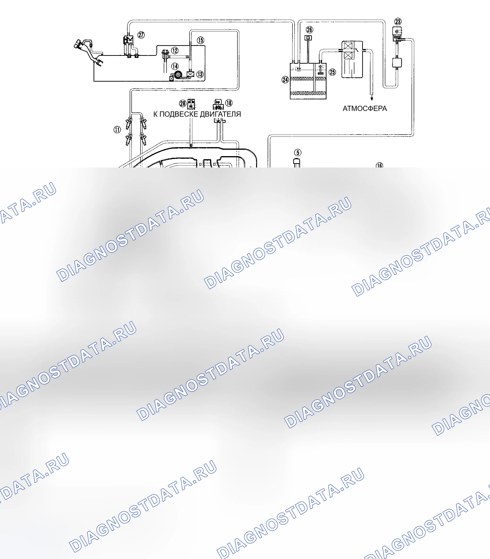 Рис. 17: Распределение вакуума. Honda Odyssey I