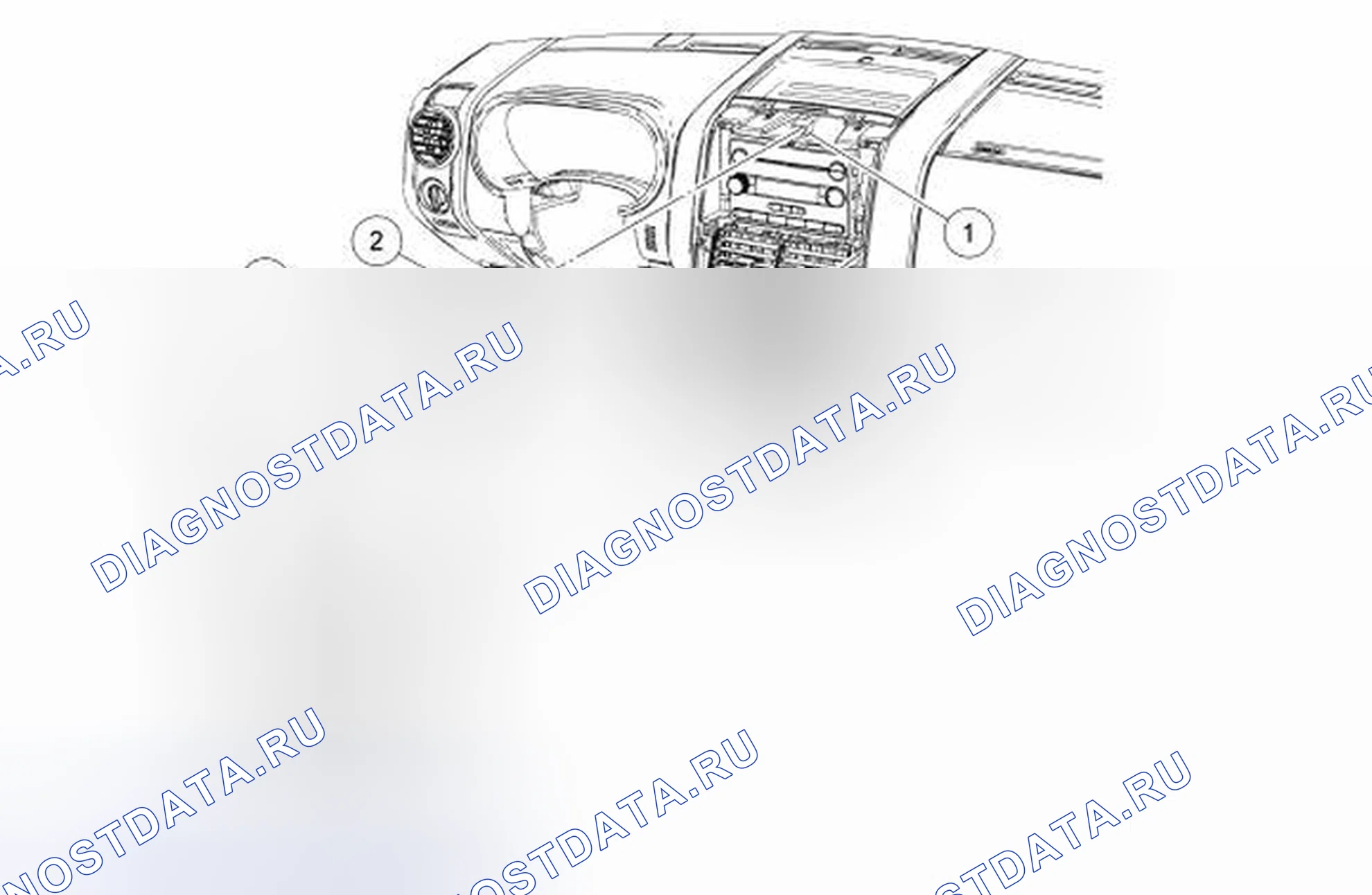 Рис. 134: Индикатор деактивации подушки безопасности пассажира (PAD). Hyundai Mufasa I