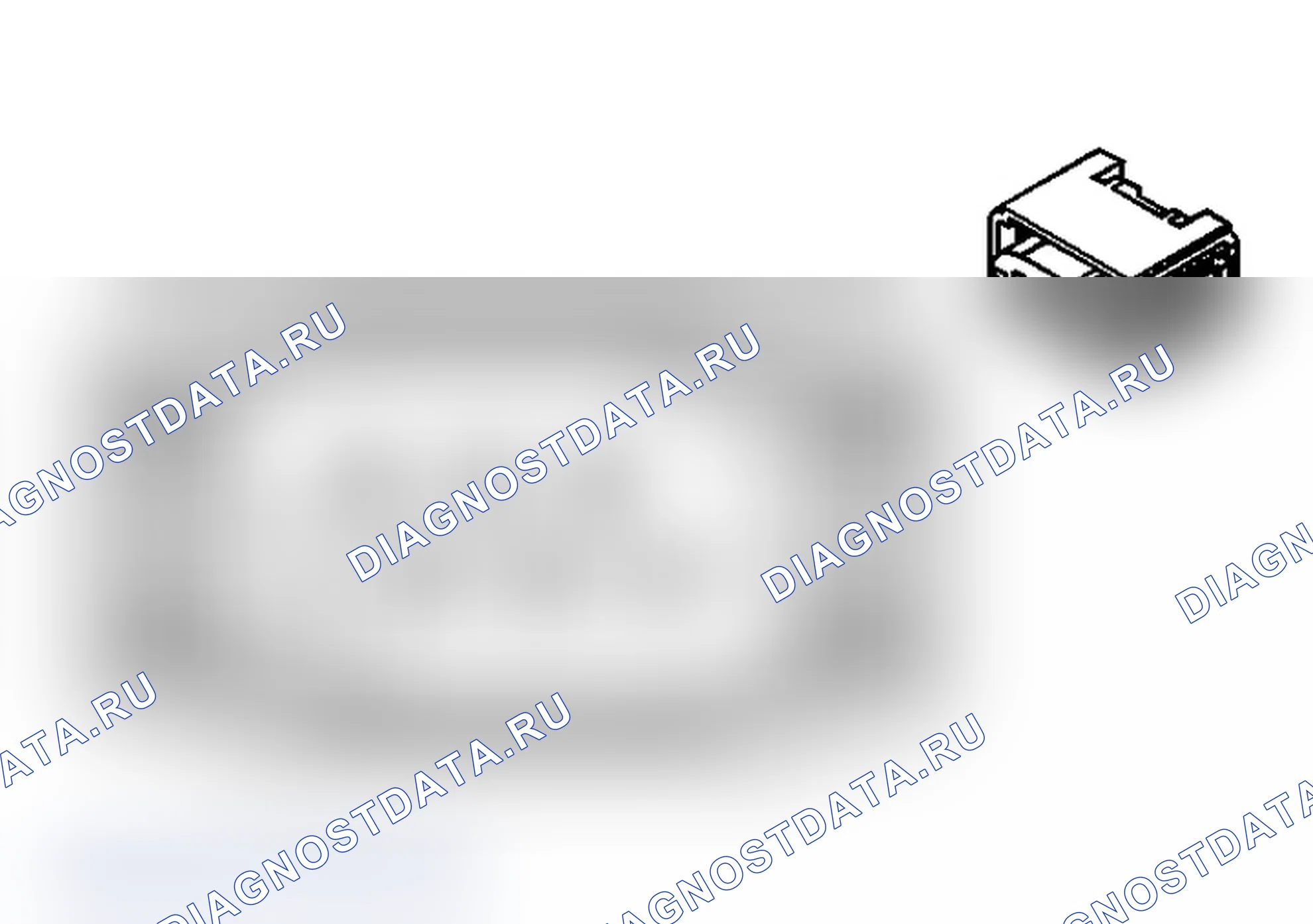 Рис. 19: Датчик рыскания и бокового ускорения (JL4). Chevrolet RV Cutaway G3500 