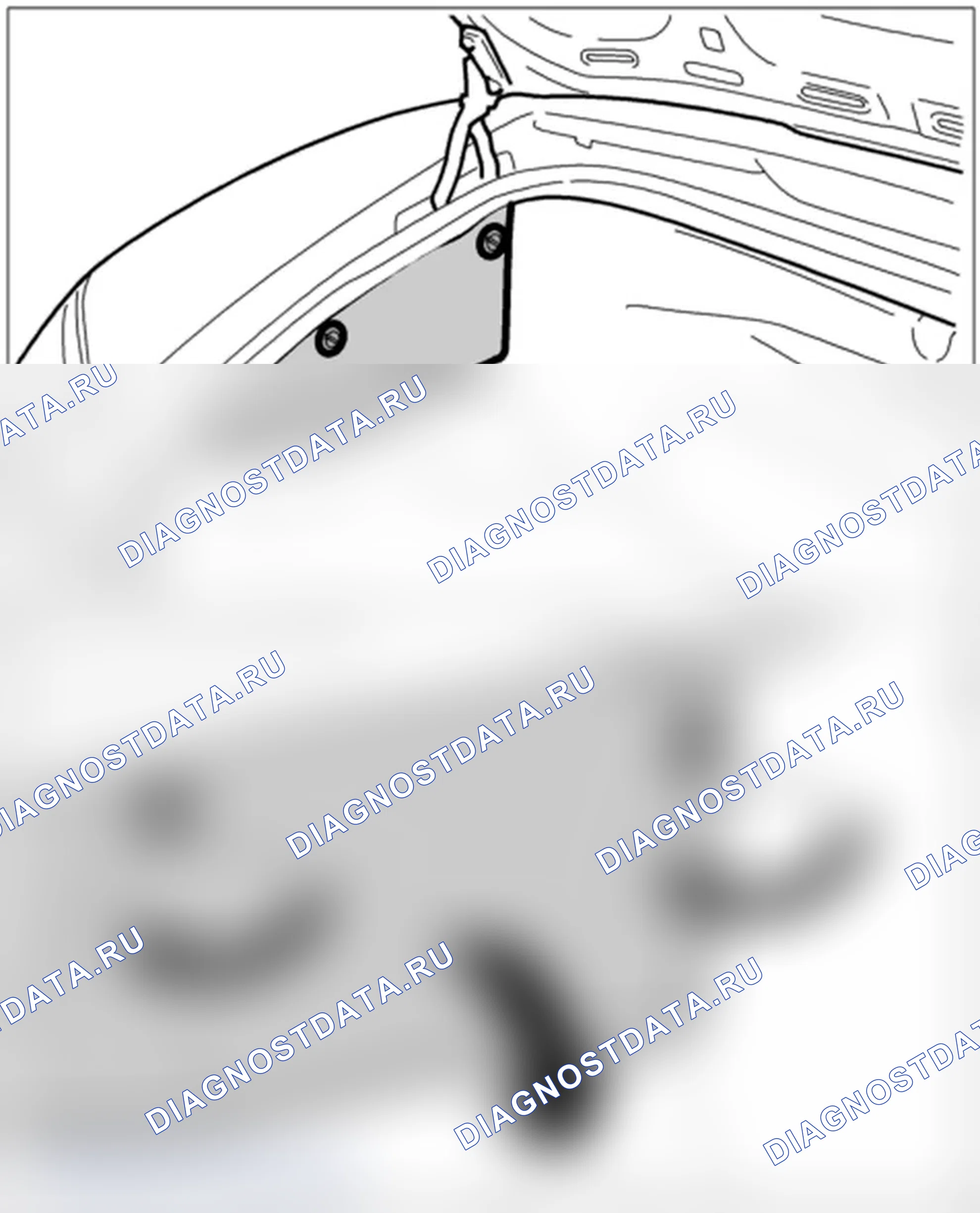 Рис. 294: Удаление держателя реле. Porsche Boxster S 987