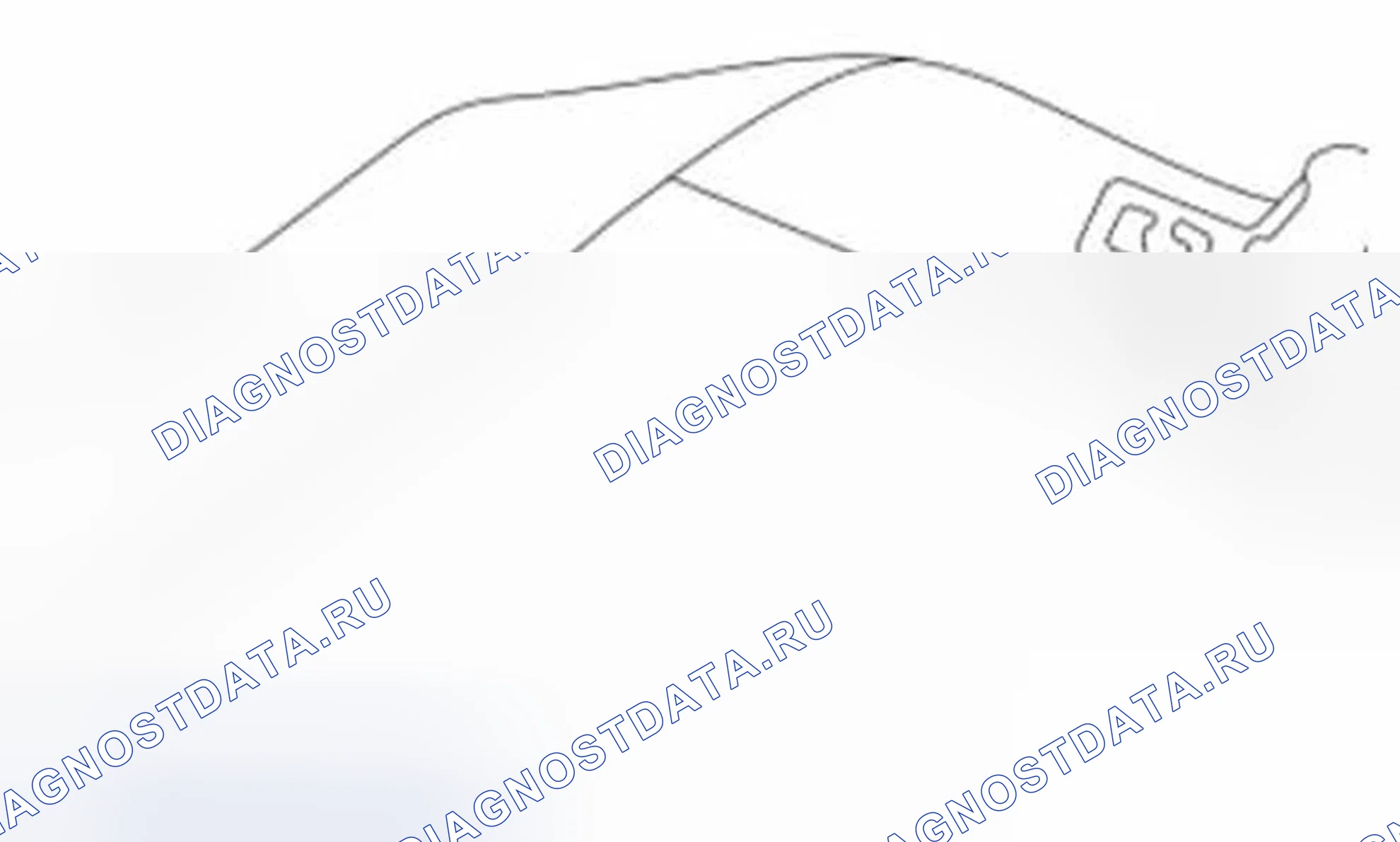 Рис. 6: Язык ремня безопасности, повернутый на ремне. Ford Fiesta Mk6