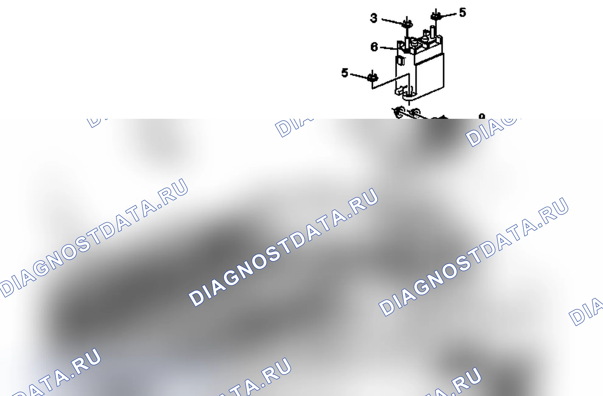 Рис. 34: Замена реле контактора отрицательного высокого напряжения аккумуляторной батареи приводного двигателя. Chevrolet Silverado 3500 HD 