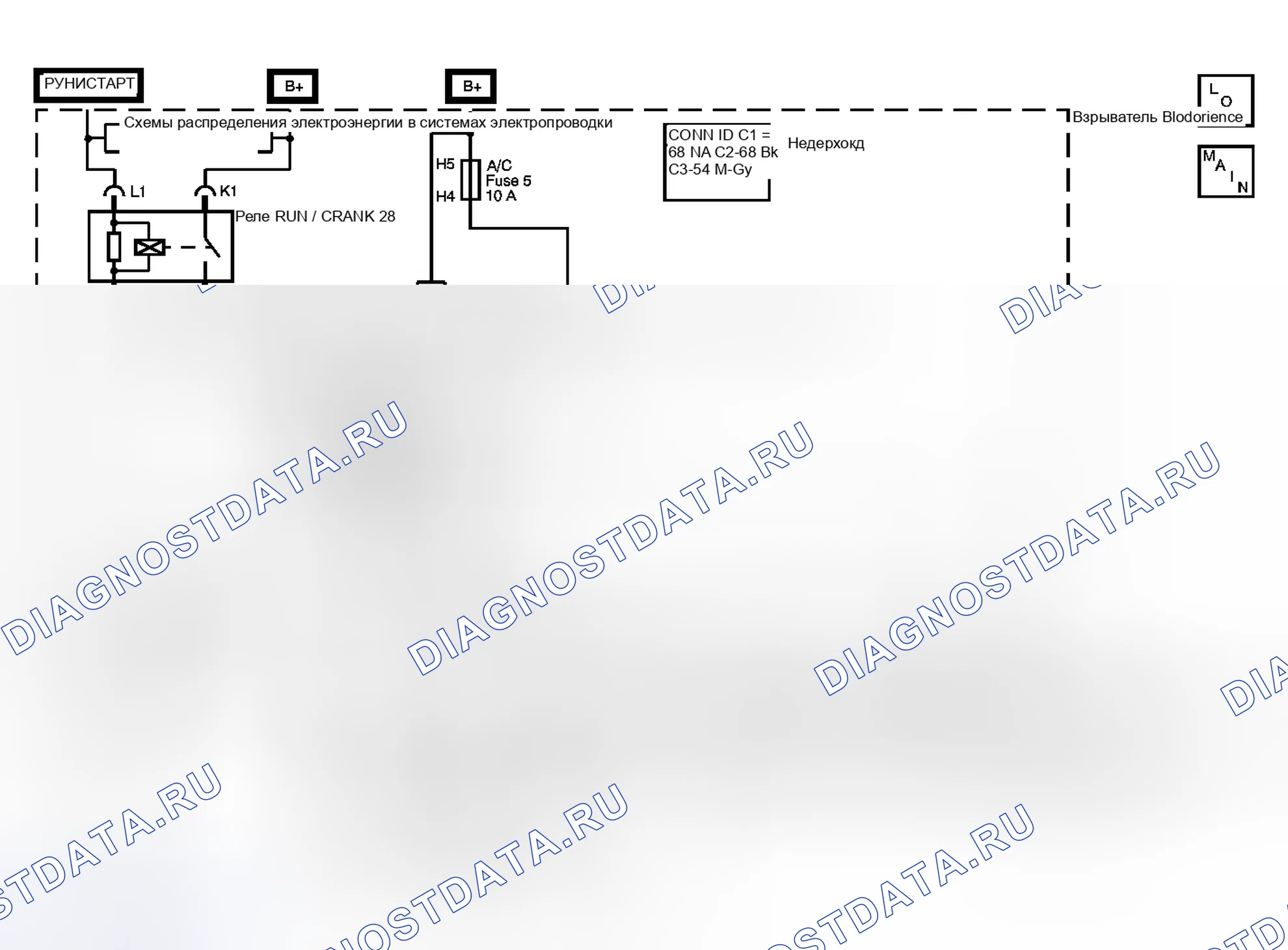 Рис. 8: расшифровка кода ошибки P0646 или хтагх1 P0647. Kia Rio III