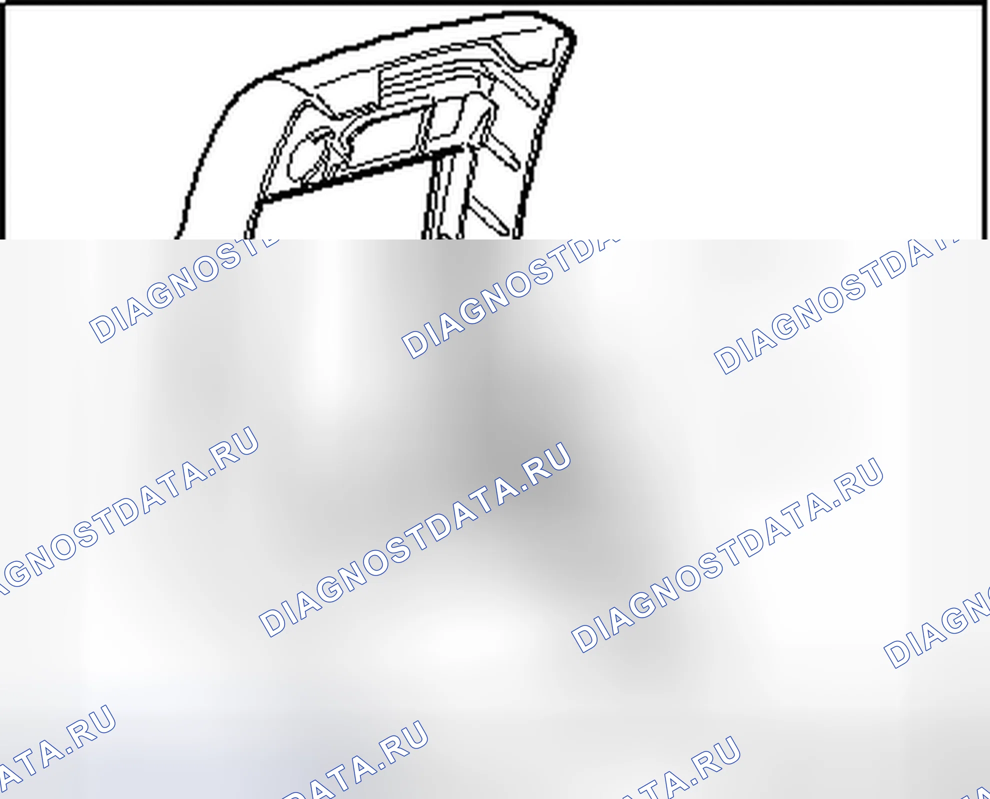 Рис. 23: АНТЕННА СИСТЕМЫ ДОСТУПА / ЗАПУСКА 1 В САЛОНЕ АВТОМОБИЛЯ -R138. Volkswagen Touareg II
