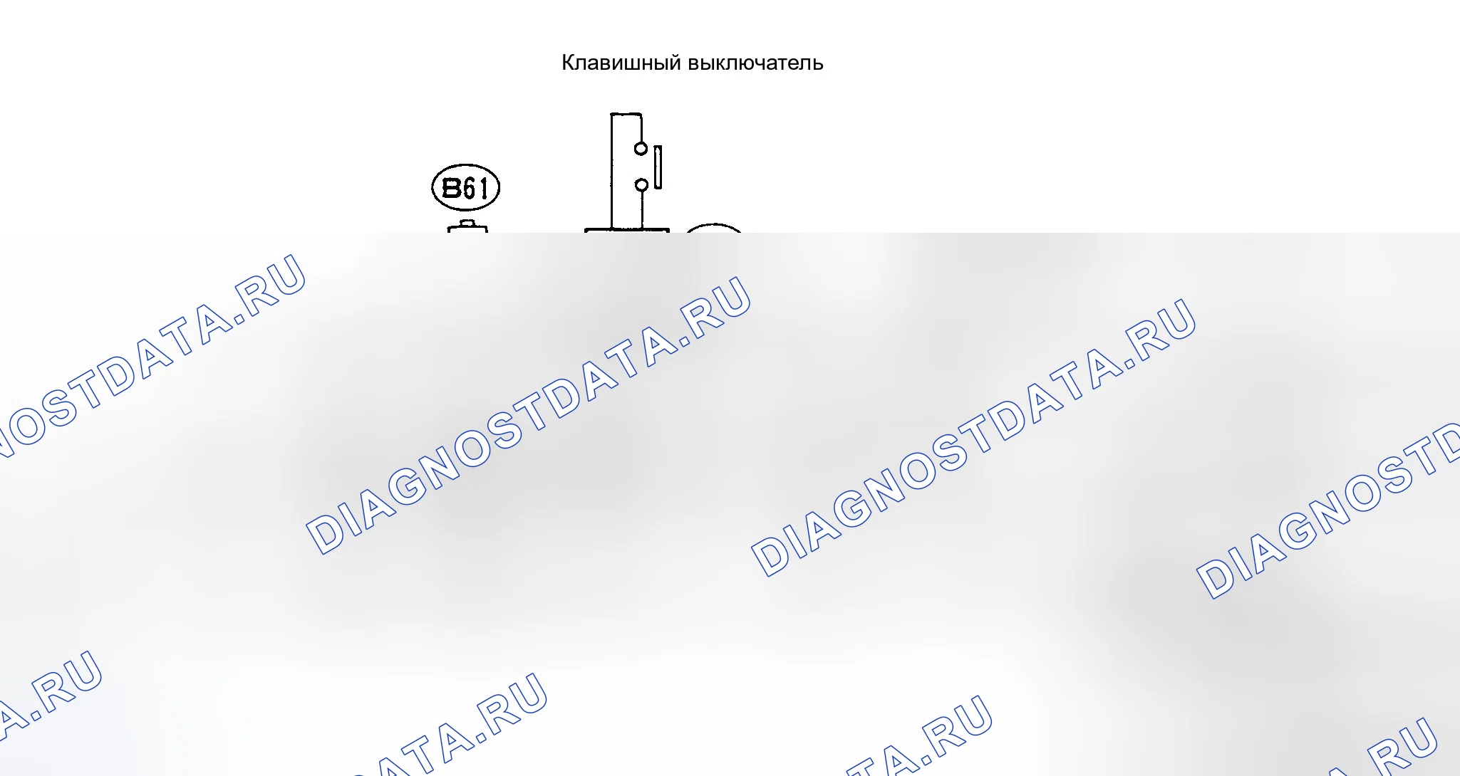Рис. 23: Схема подключения выключателя зажигания. Subaru Legacy BC/BJ/BF