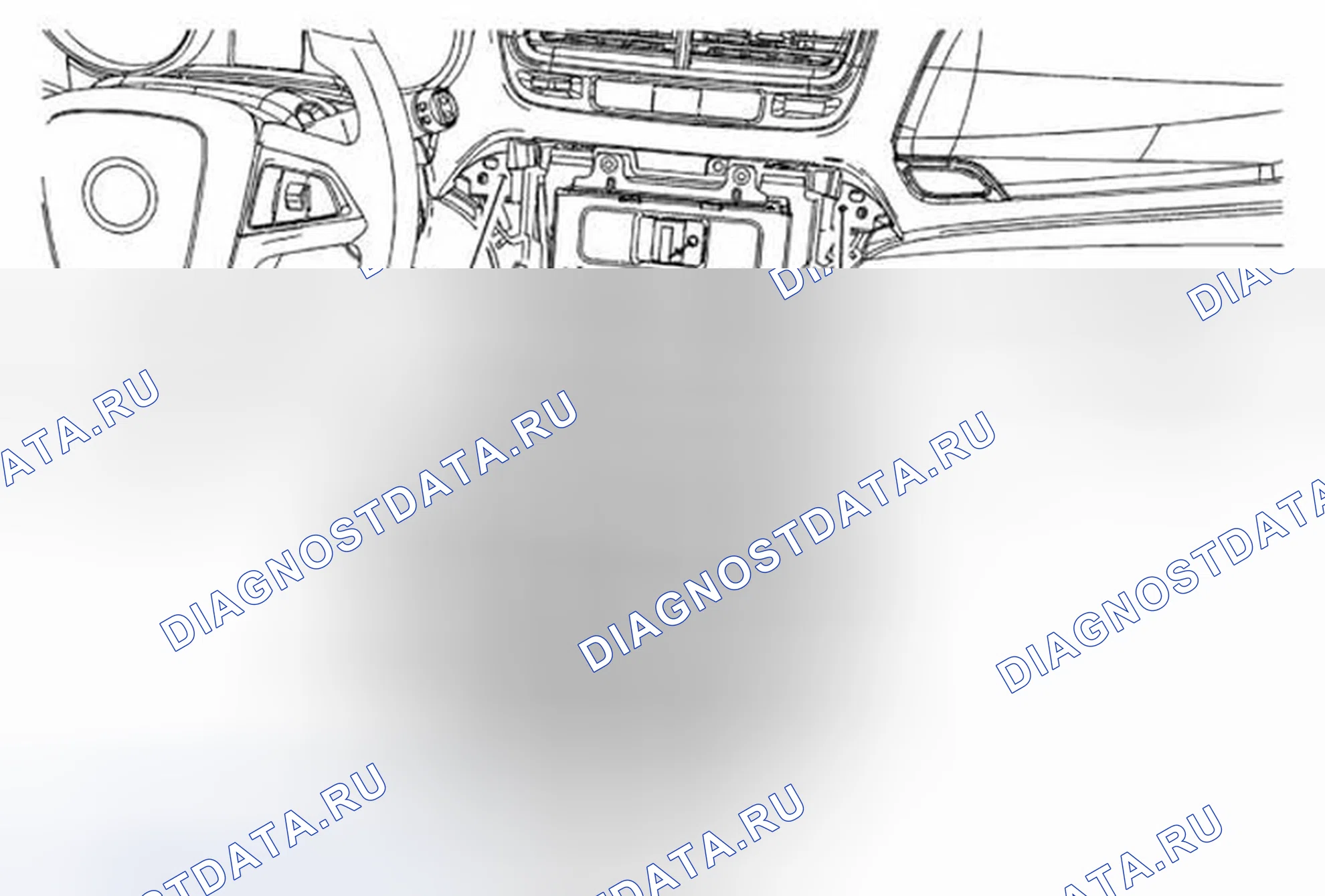 Рис. 33: Замена узла радиоуправления. Buick Encore I