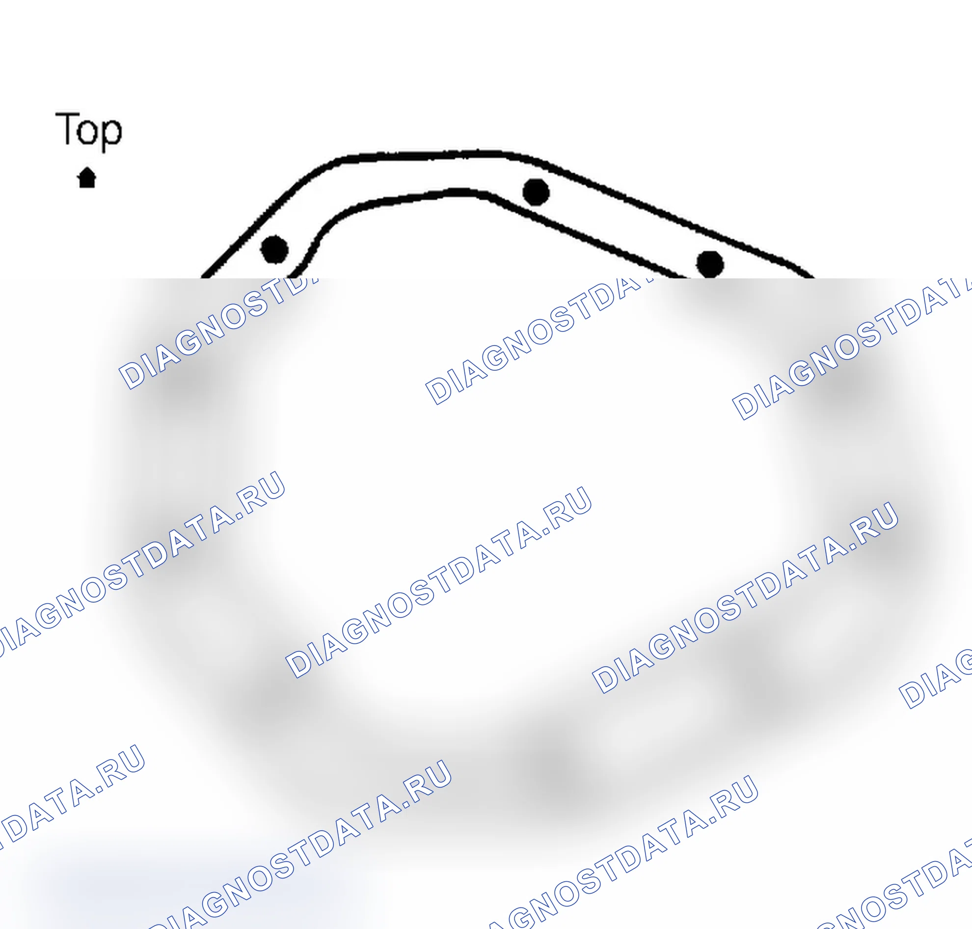 Рис. 11: Прокладка крышки корпуса Dana. Chevrolet Pickup R30 