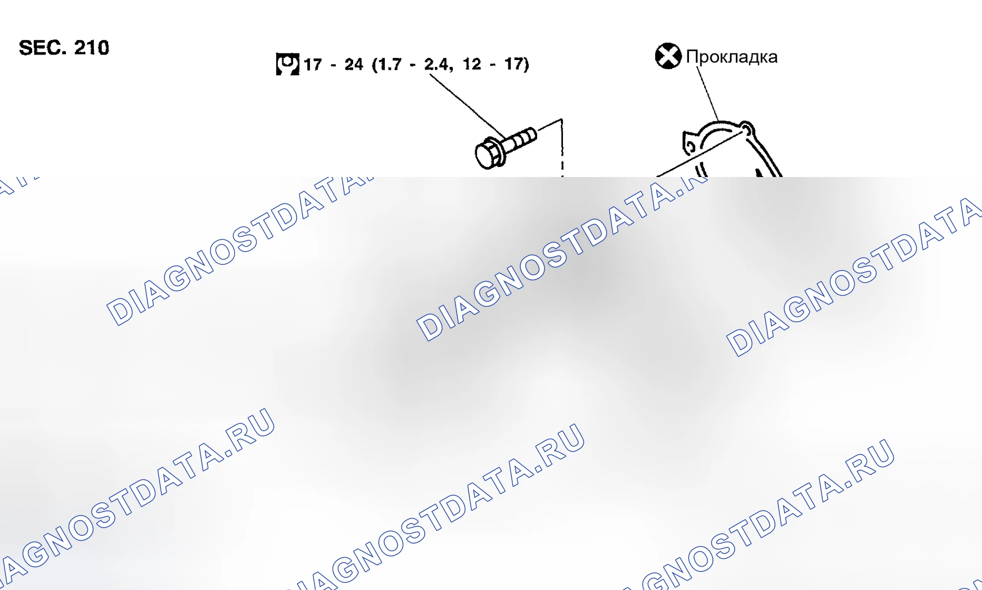 Рис. 21: Демонтаж и монтаж. Nissan Sentra B15