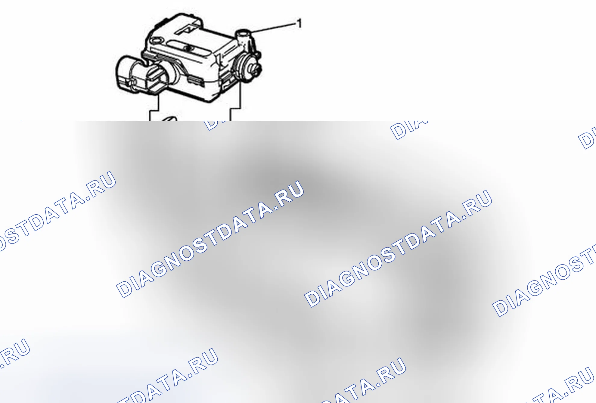 Рис. 39: Замена привода замка двери заправщика топливного бака. Cadillac ATS I