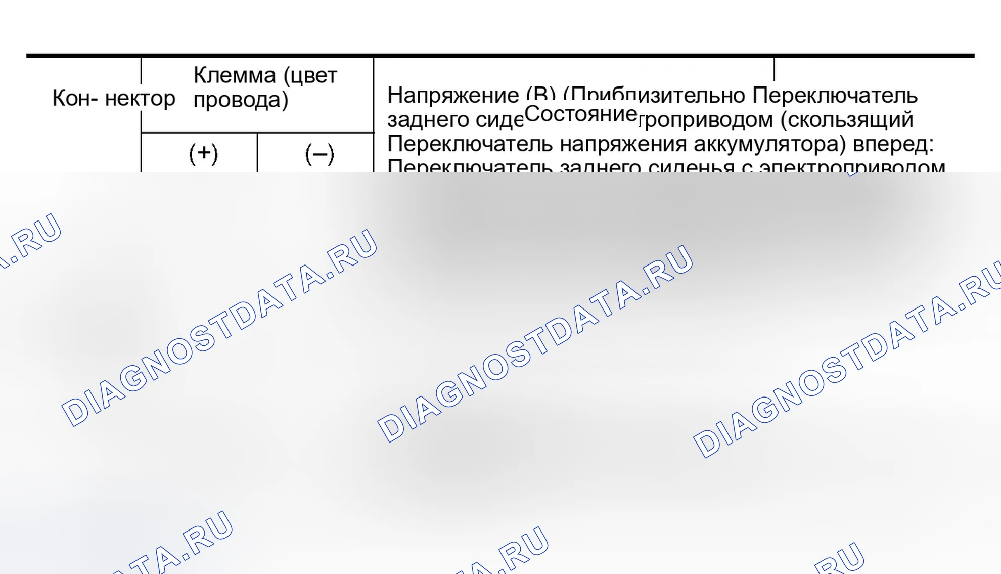Рис. 266: Проверка цепи двигателя скольжения заднего силового сиденья (без обогреваемого сиденья). Infiniti Q45 III