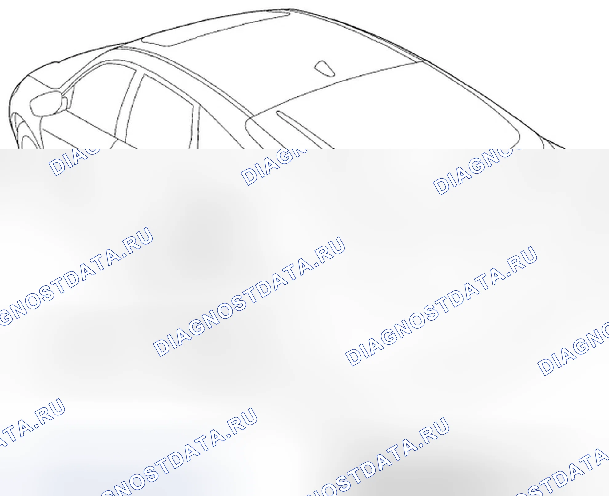Рис. 330: Указатель расположения компонентов. Honda Crosstour I